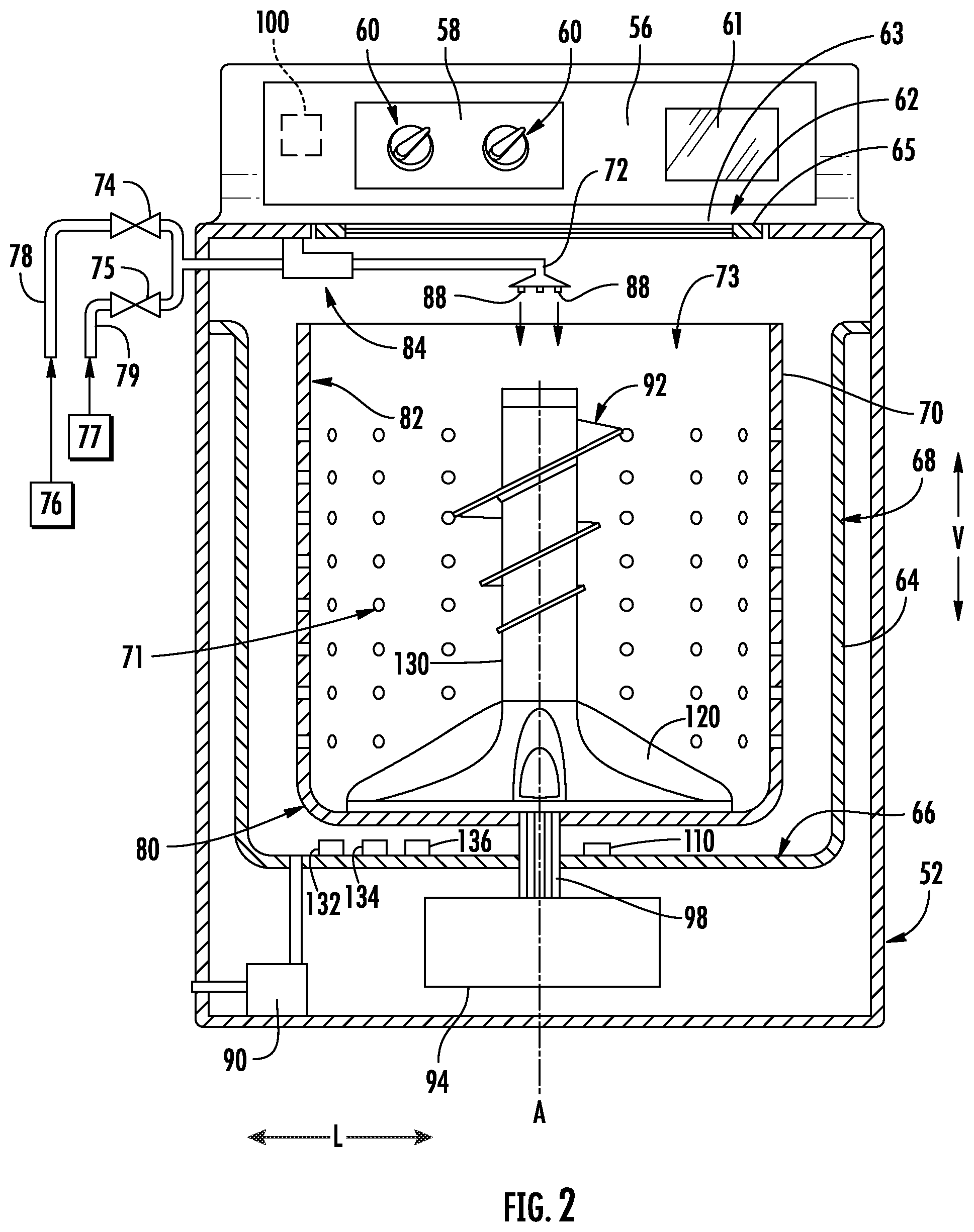 Patent US12590395 Figure 2 – Washing machine appliance turbidity detection and evaluation