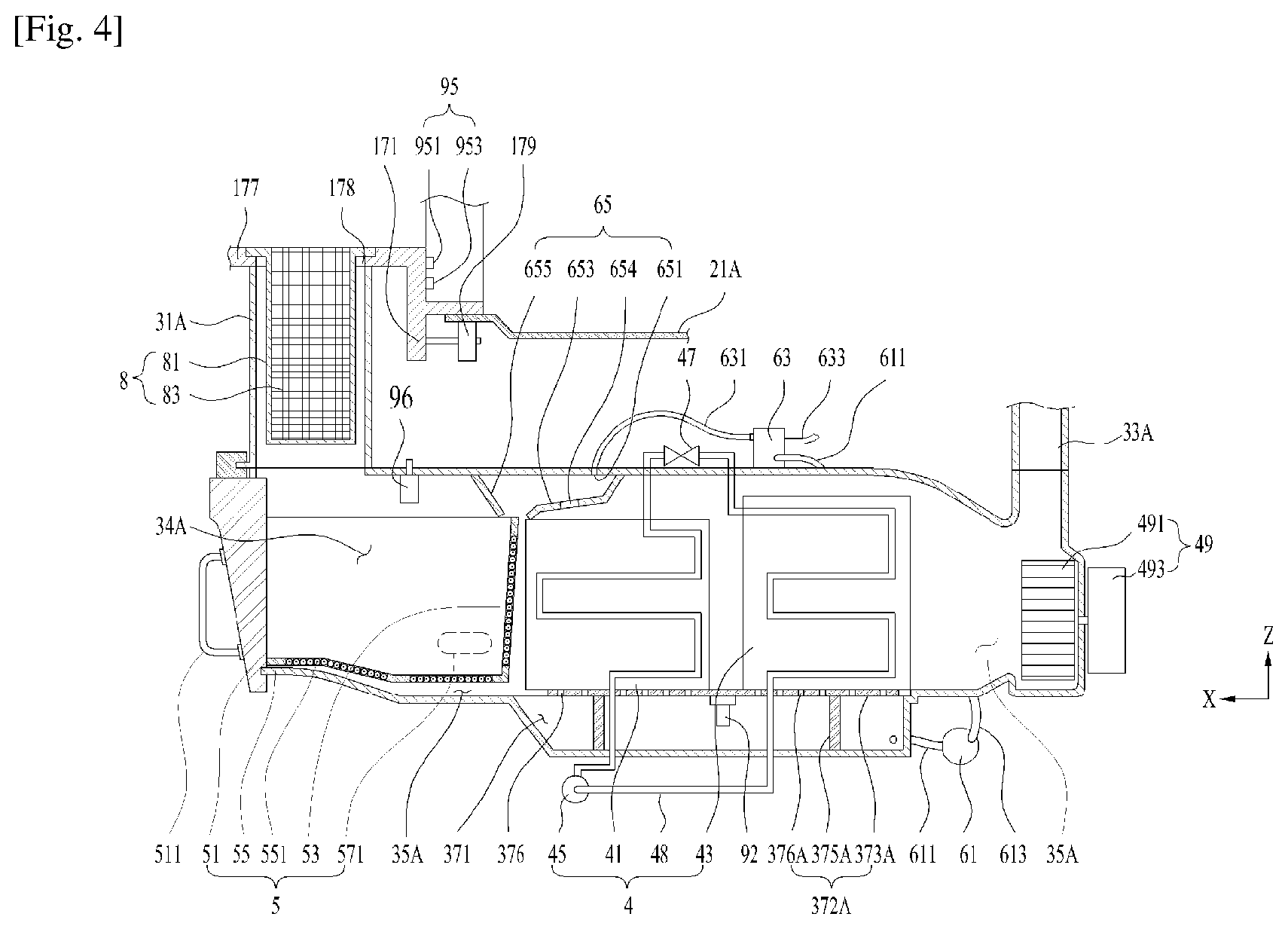 Patent US12590396 Figure 4 – Interface and laundry treating apparatus having the same