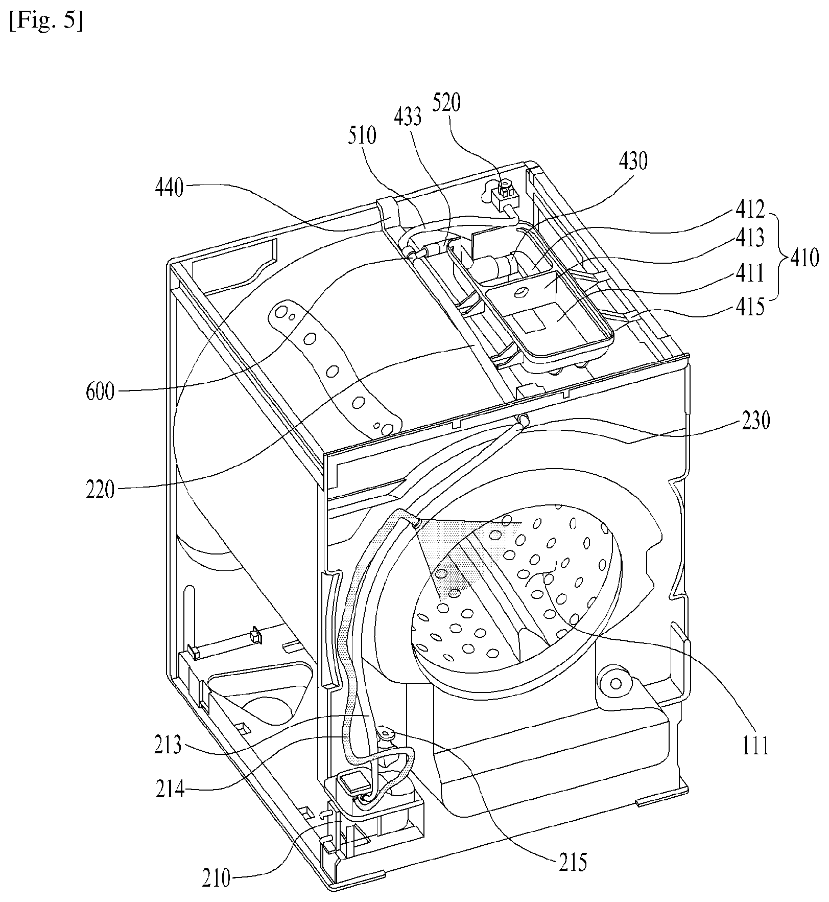 Patent US12590396 Figure 5 – Interface and laundry treating apparatus having the same