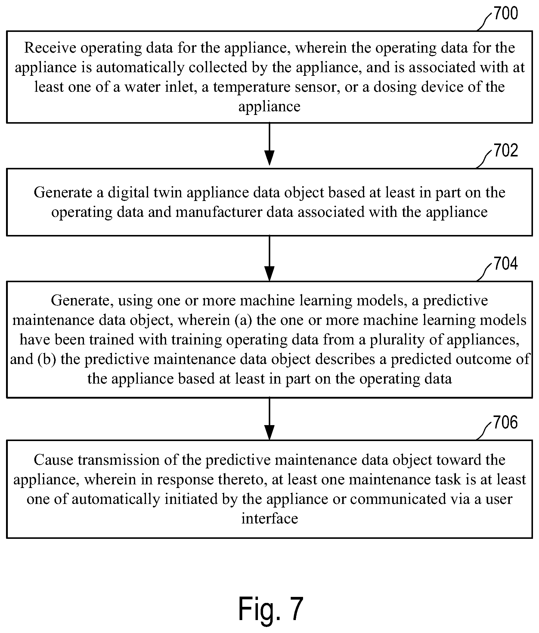 Patent US12590398 Figure 6 – Water bearing appliance, control method, and system