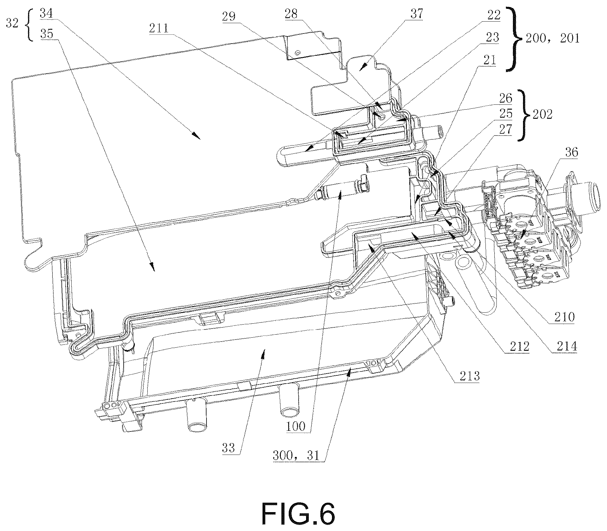 Patent US12590399 Figure 4 – Ejector, dispensing device and laundry treatment appliance