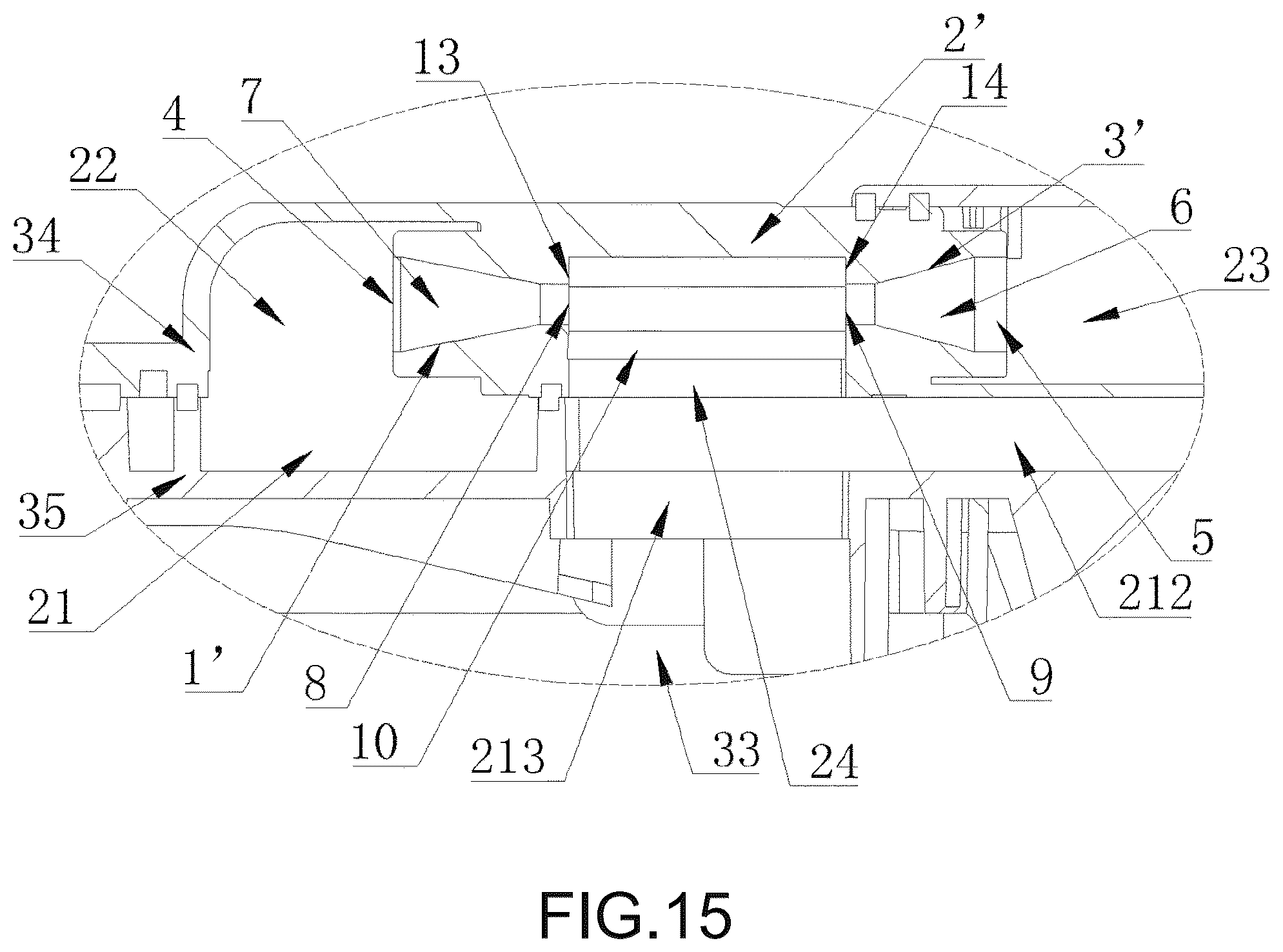Patent US12590399 Figure 9 – Ejector, dispensing device and laundry treatment appliance