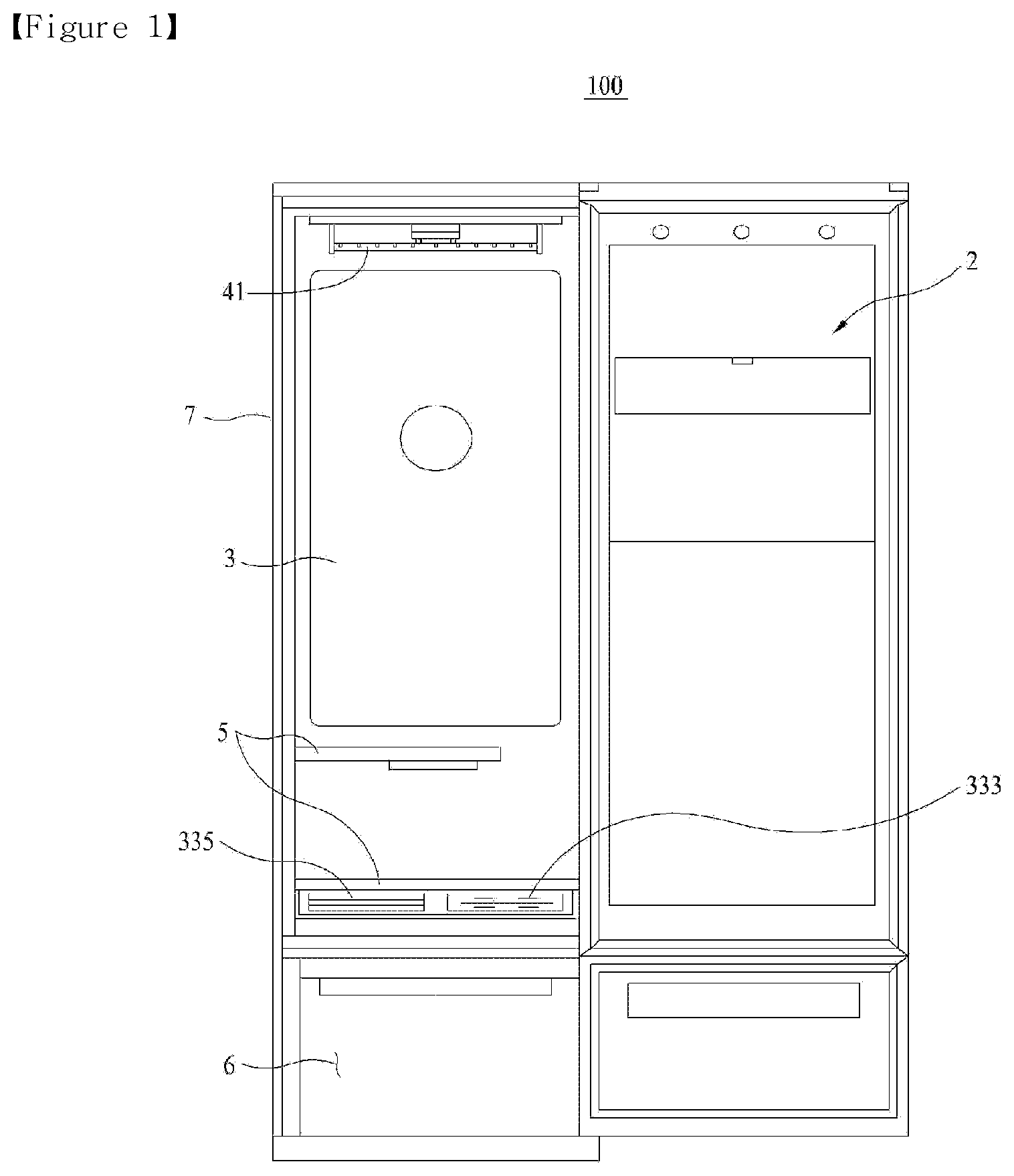 Patent US12590401 Figure 1 – Laundry treating apparatus