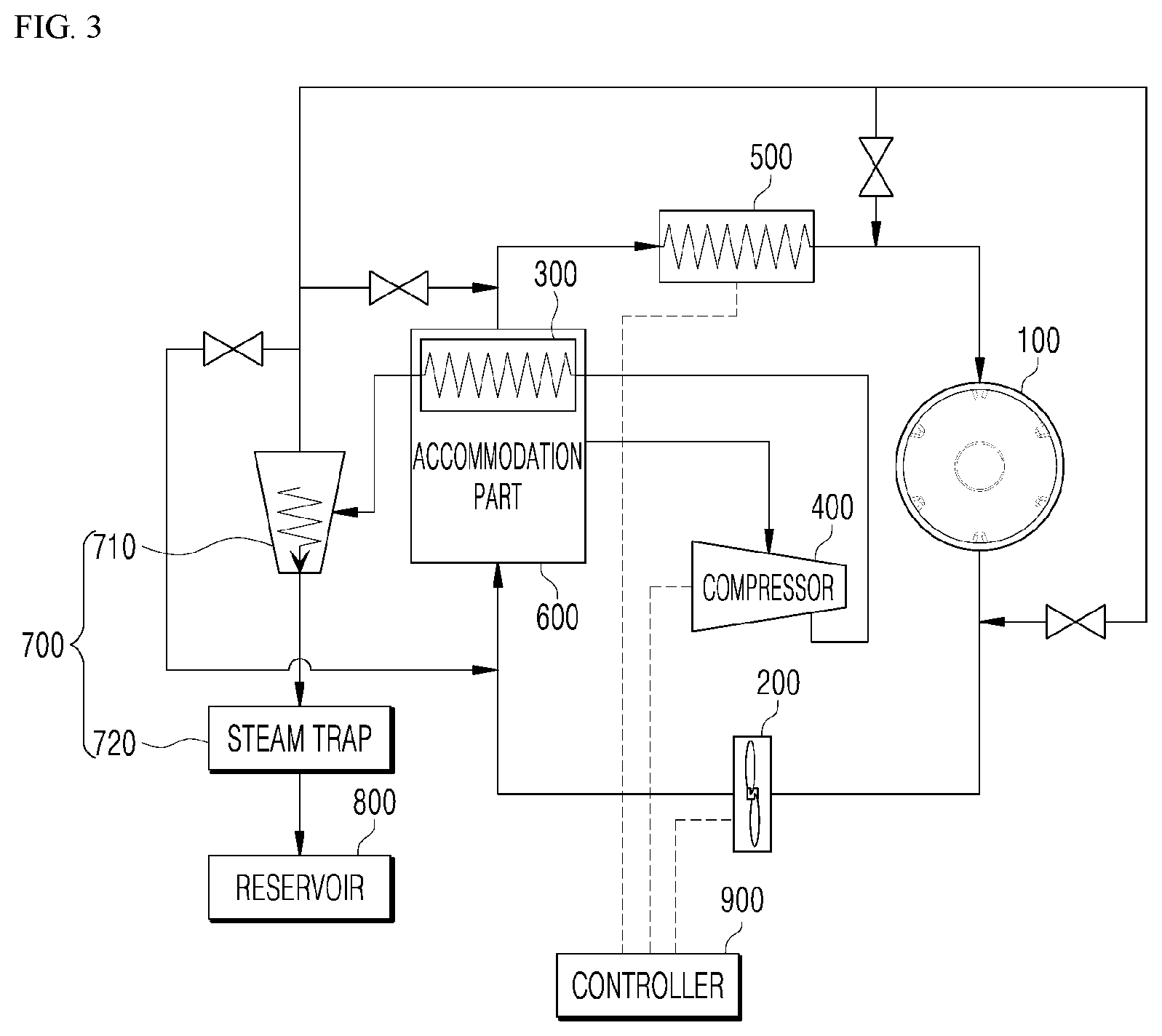 Patent US12590404 Figure 3 – Dryer and operating method therefor