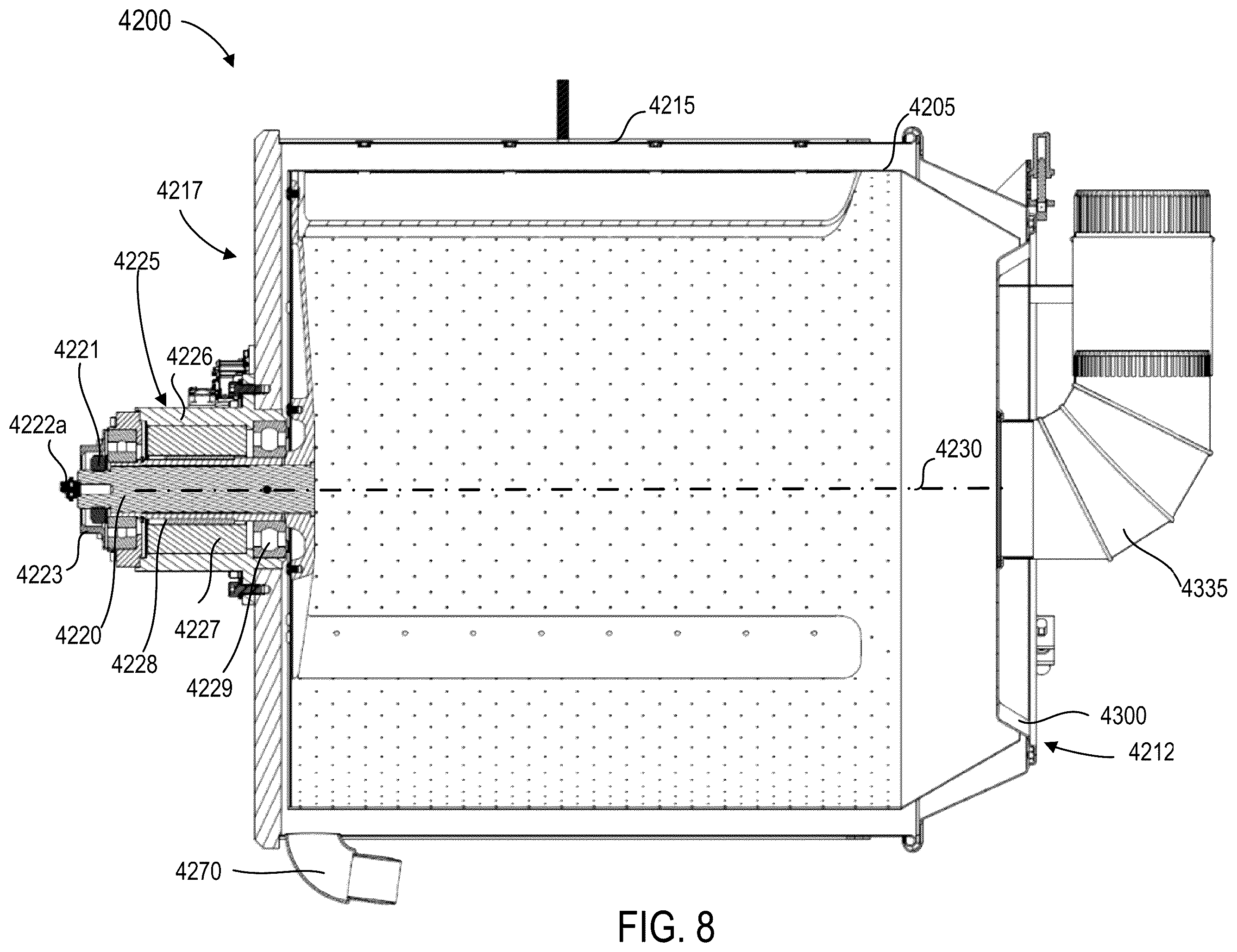 Patent US12590407 Figure 9 – Autonomous laundry washing and drying devices, systems, and methods of use