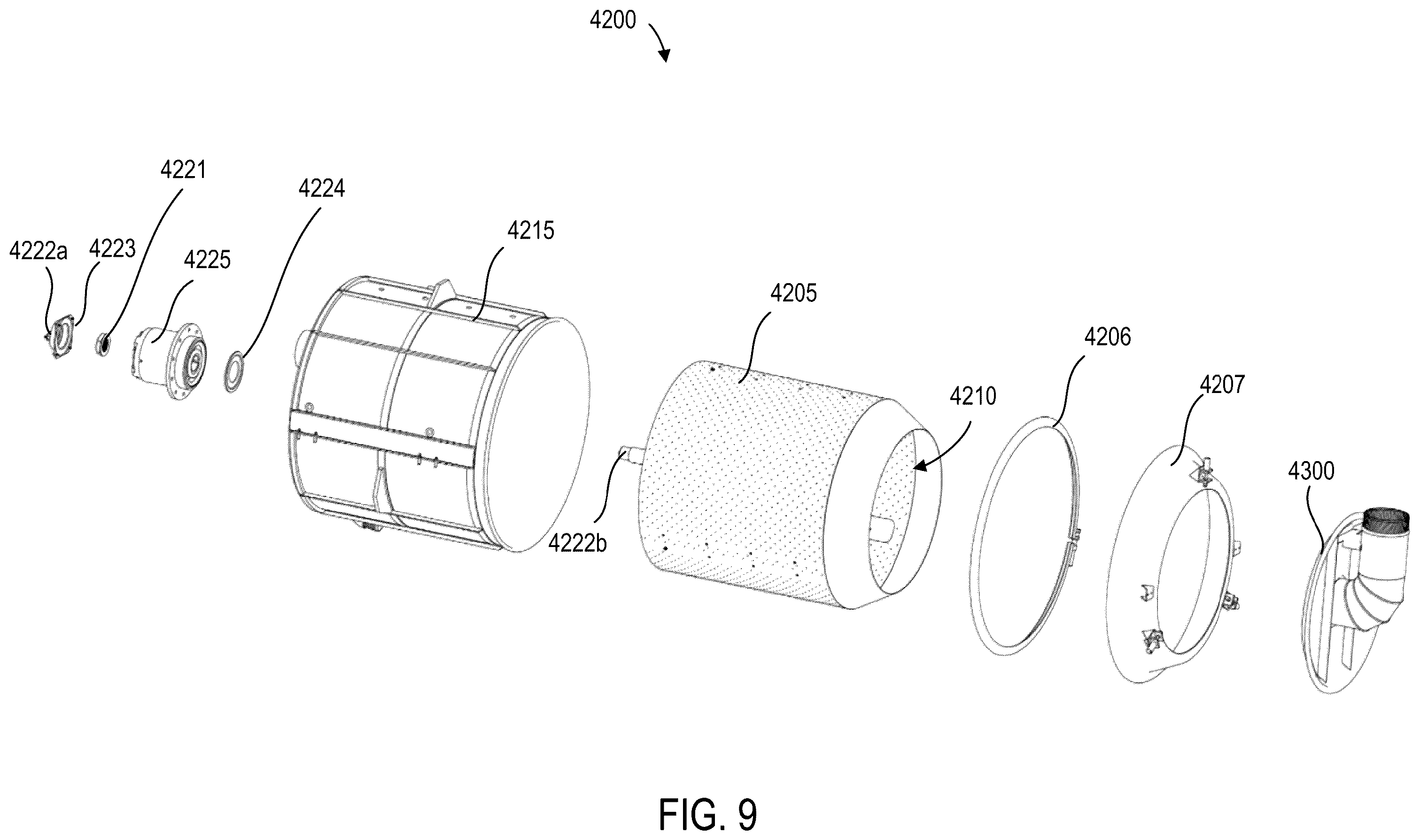 Patent US12590407 Figure 10 – Autonomous laundry washing and drying devices, systems, and methods of use