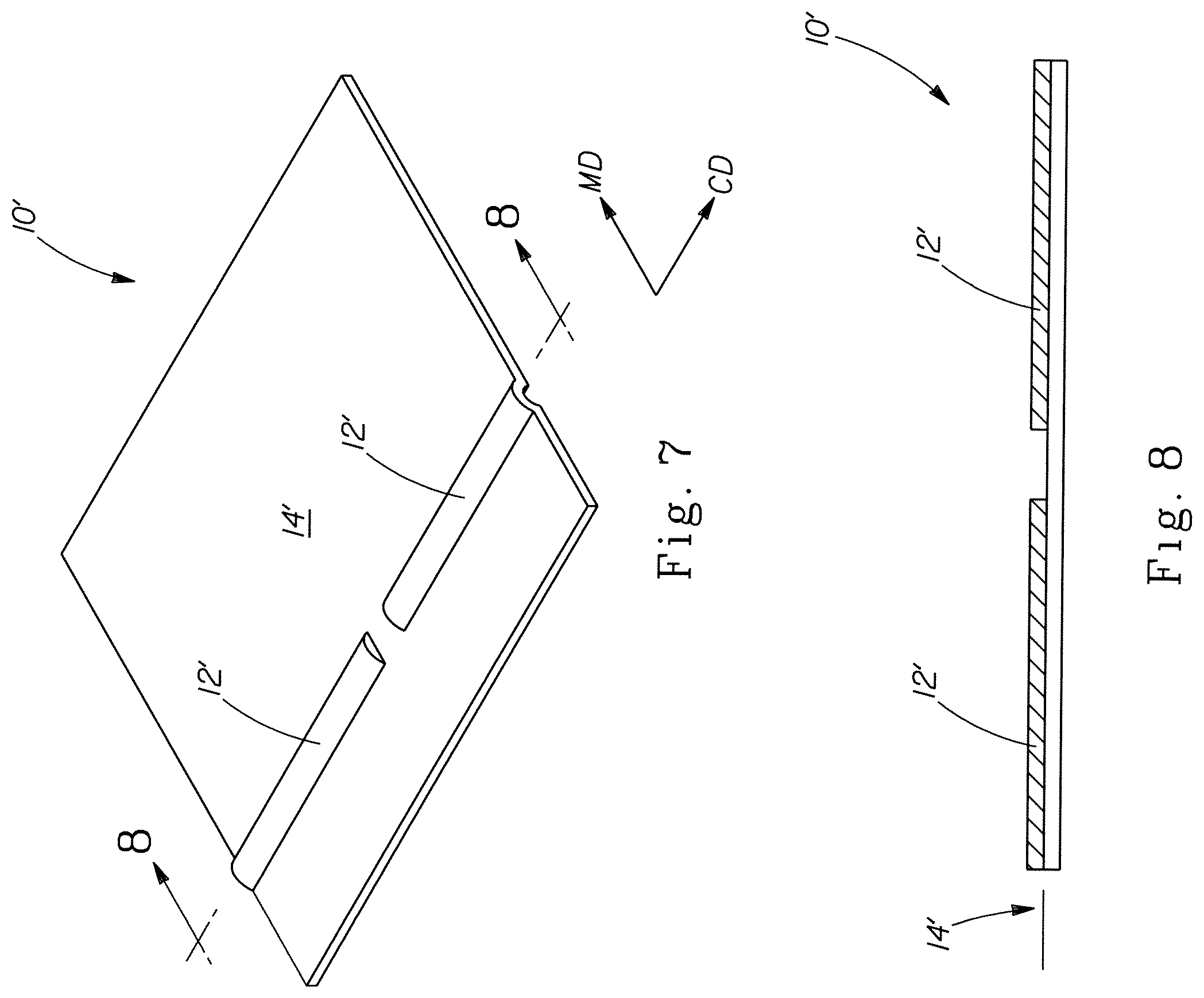 Patent US12590419 Figure 5 – Embossed toilet tissue