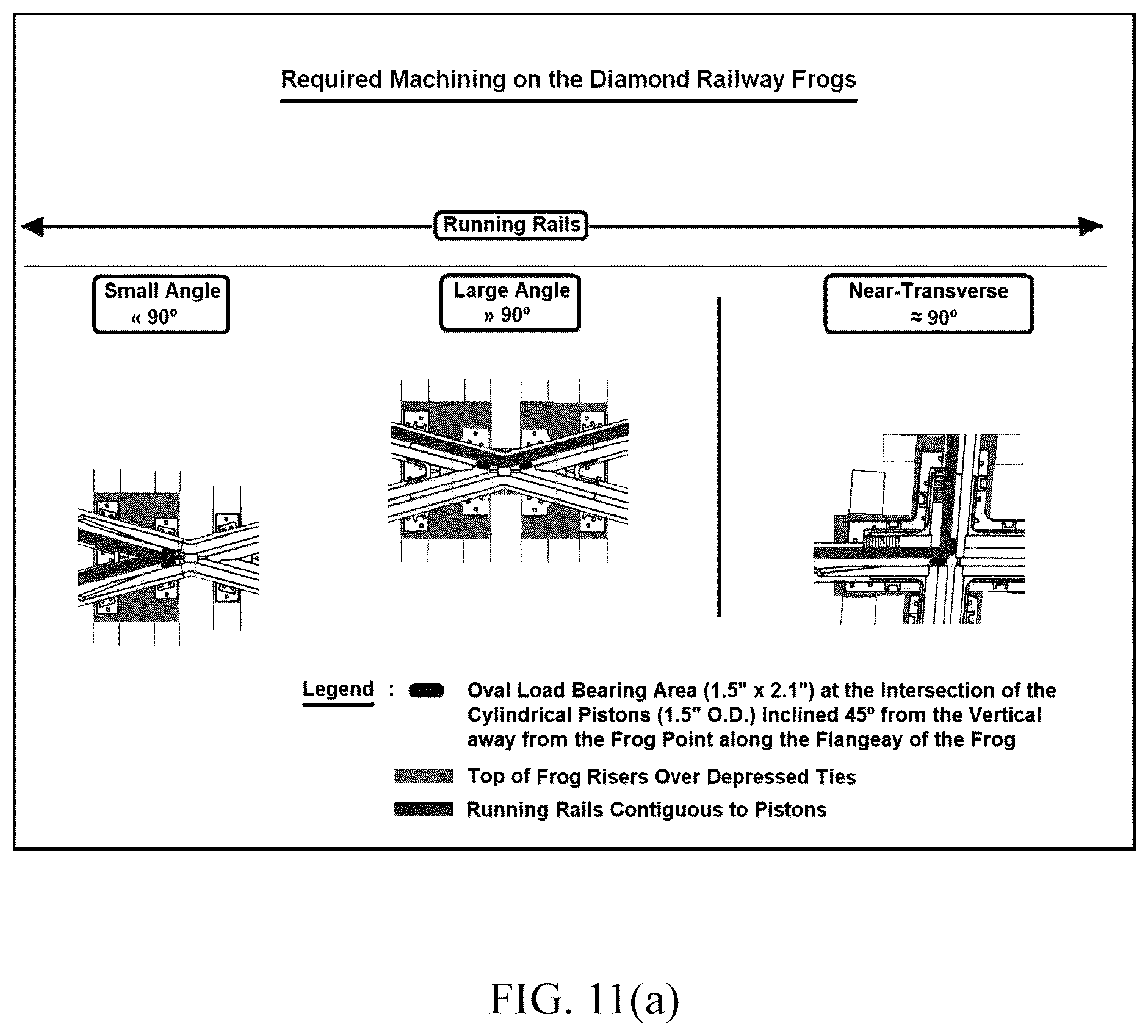 Patent US12590421 Figure 16 – Gapless railway diamond: a new type of railway track component providing unbroken running surfaces across the flangeways of an intersecting railway line