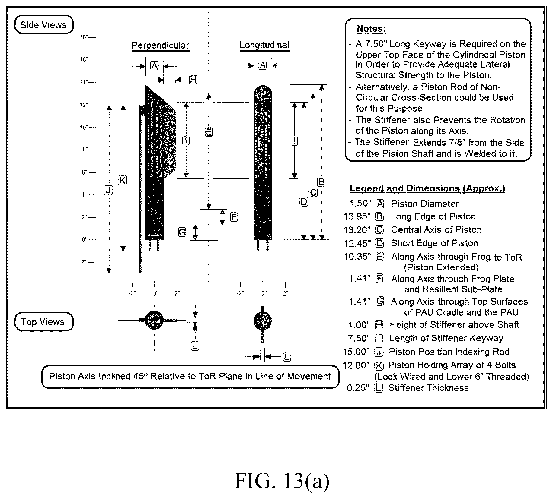 Patent US12590421 Figure 19 – Gapless railway diamond: a new type of railway track component providing unbroken running surfaces across the flangeways of an intersecting railway line