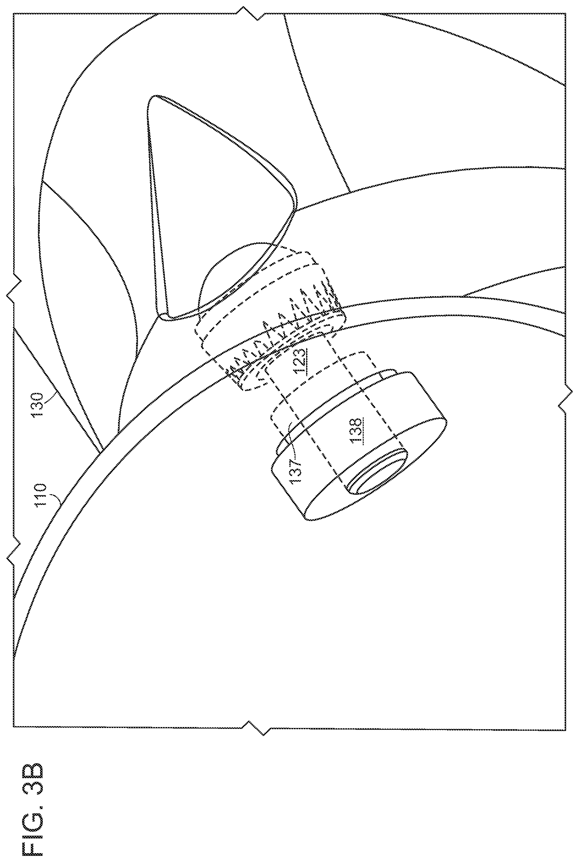 Patent US12590427 Figure 4 – Guard rail system