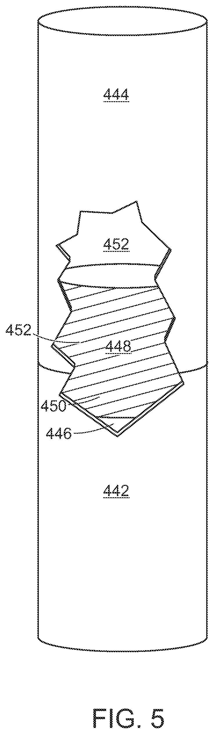 Patent US12590427 Figure 8 – Guard rail system