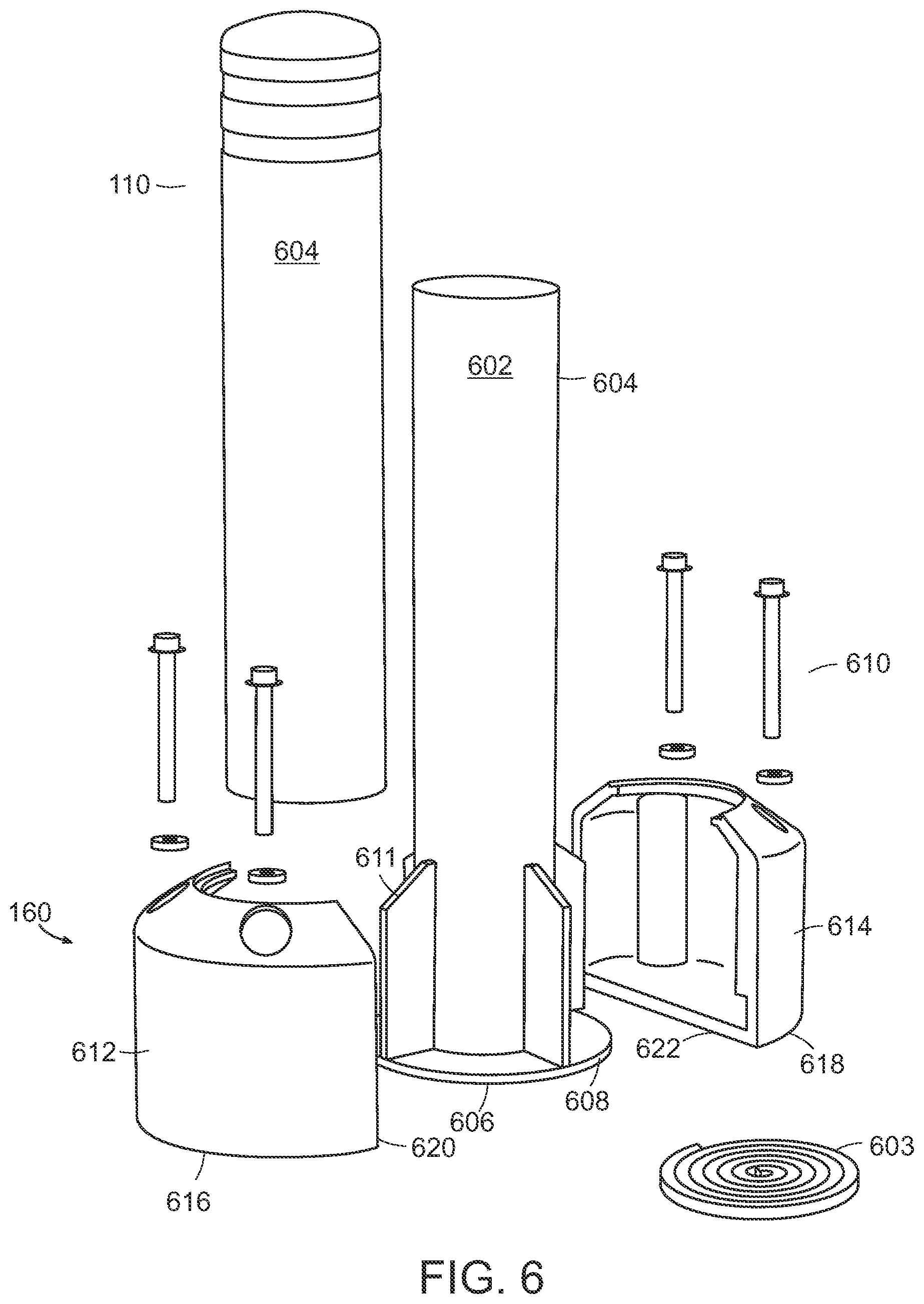 Patent US12590427 Figure 9 – Guard rail system