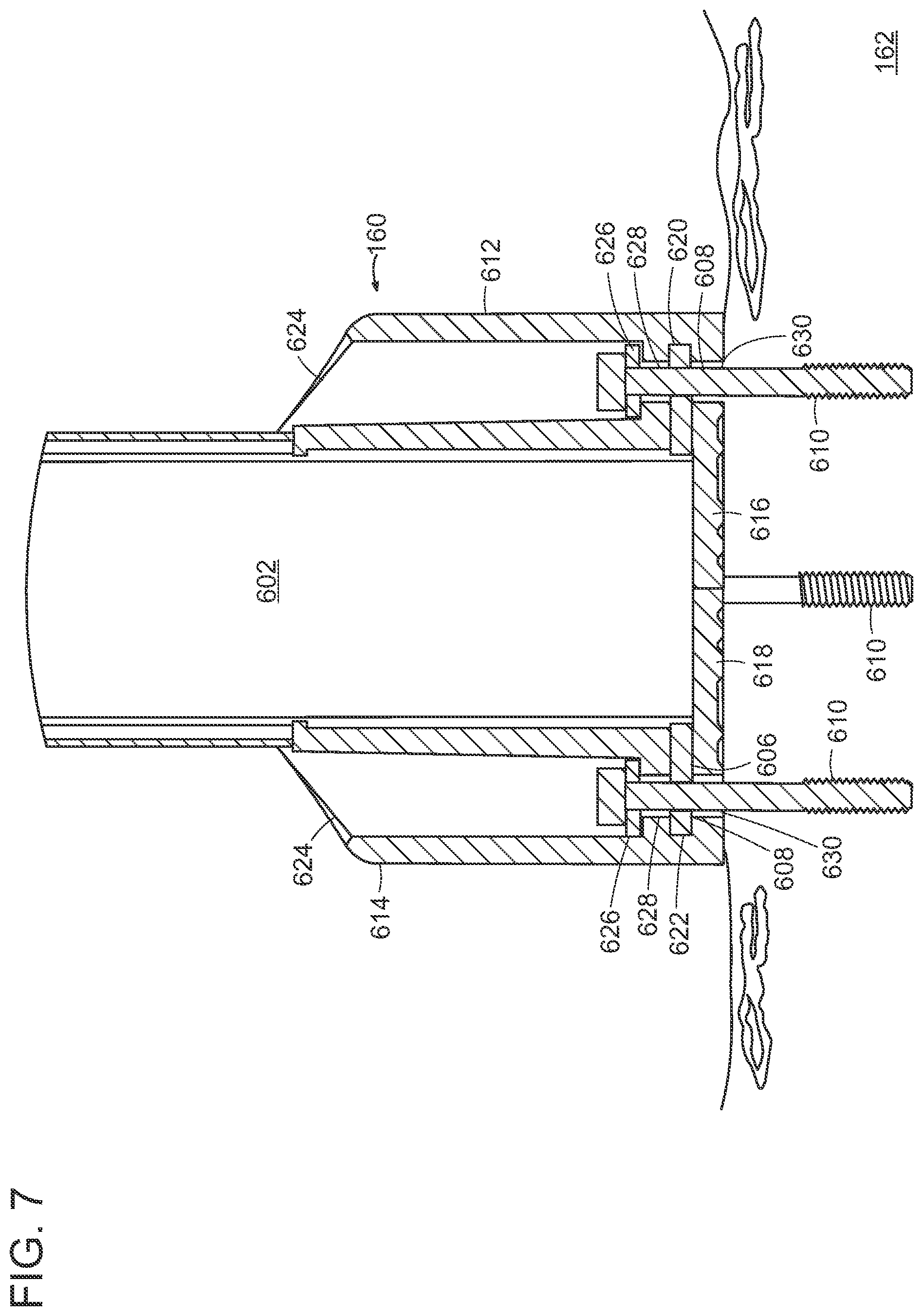 Patent US12590427 Figure 10 – Guard rail system