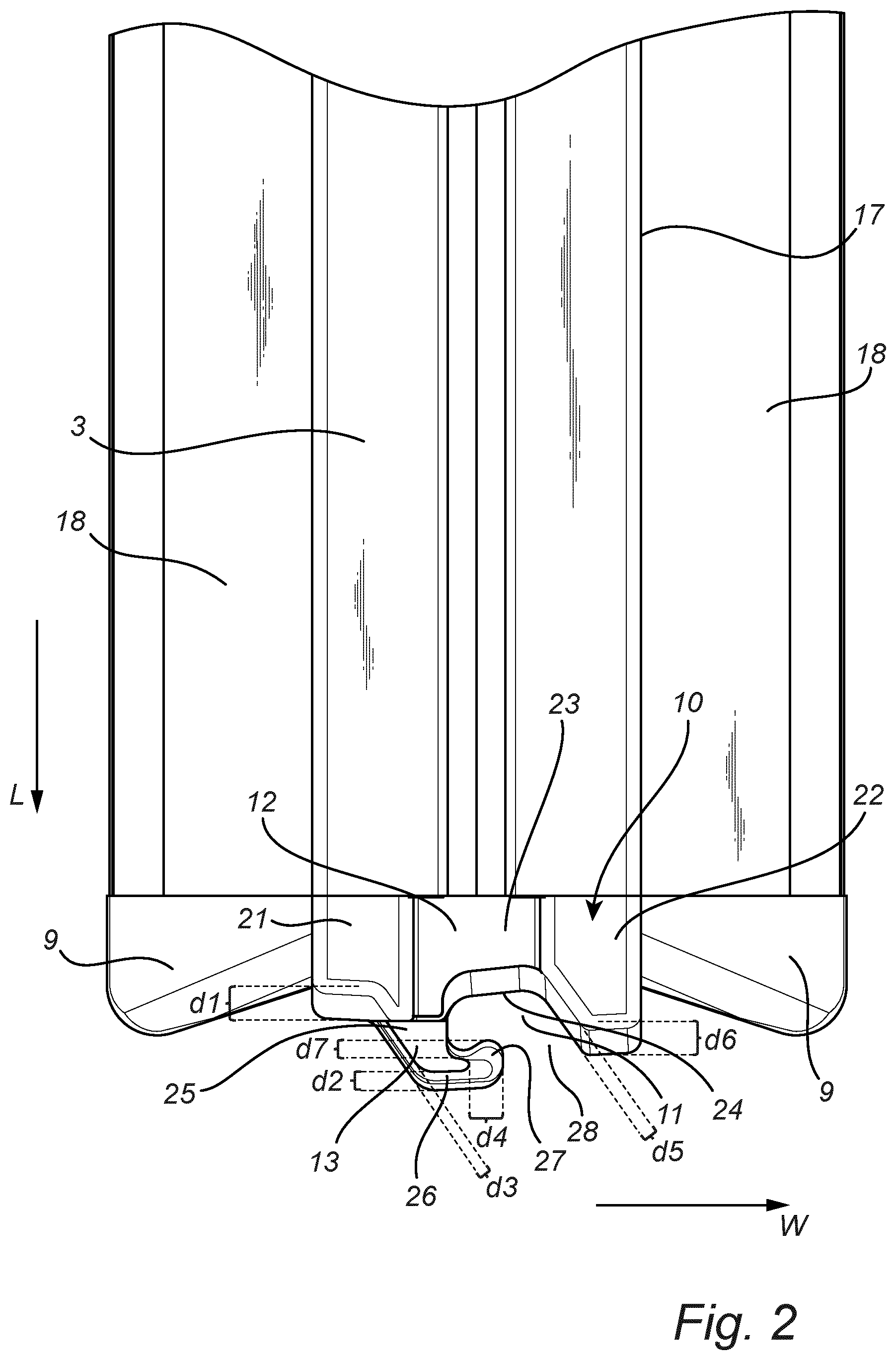 Patent US12590428 Figure 2 – Safety barrier