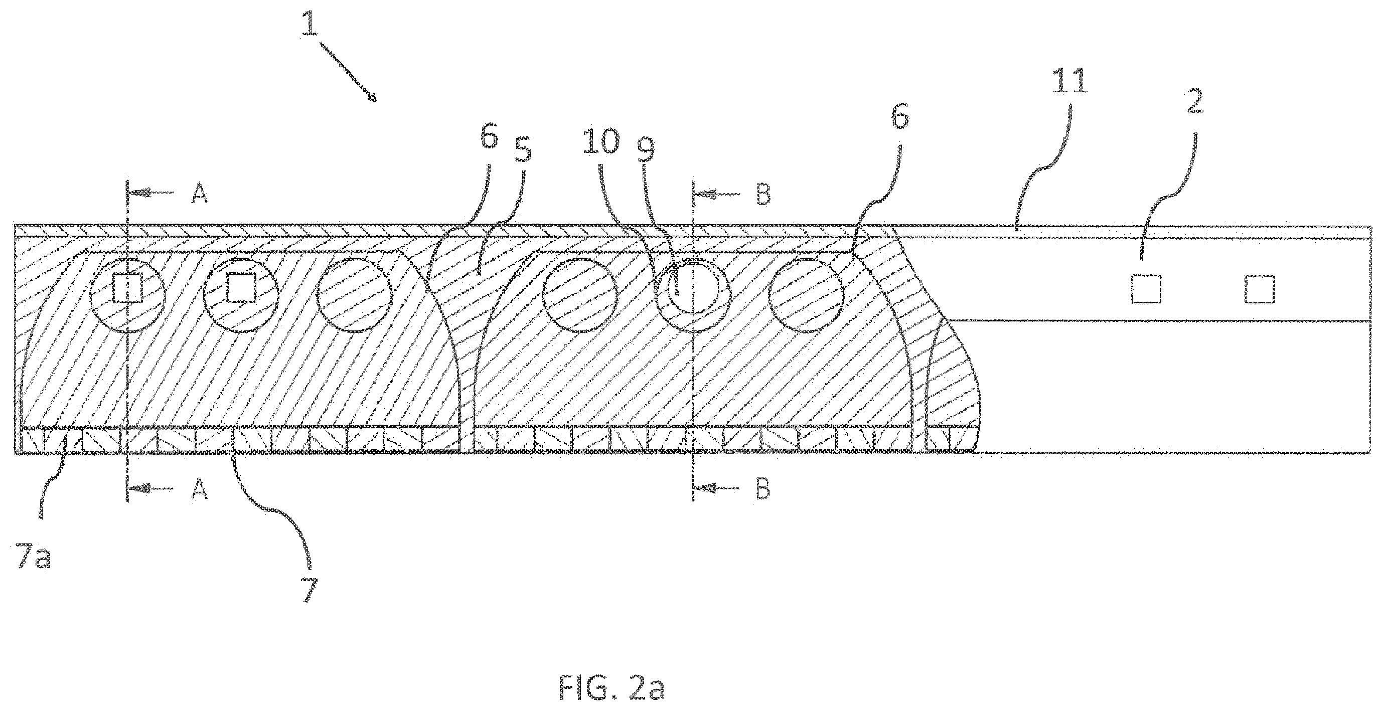 Patent US12590430 Figure 3 – Clearing strip for the clearing blade of a snowplow