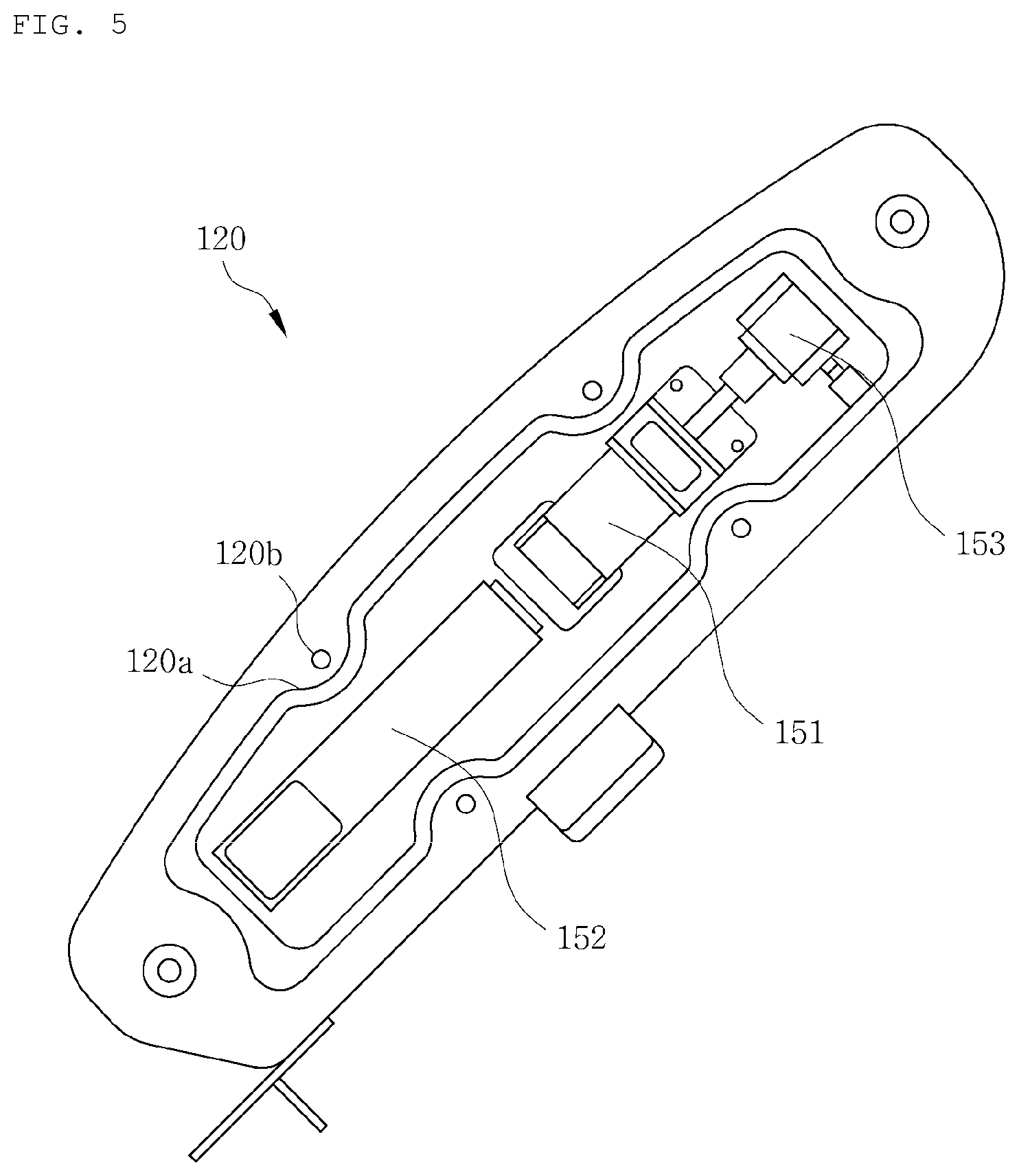Patent US12590431 Figure 5 – Portable oil skimmer