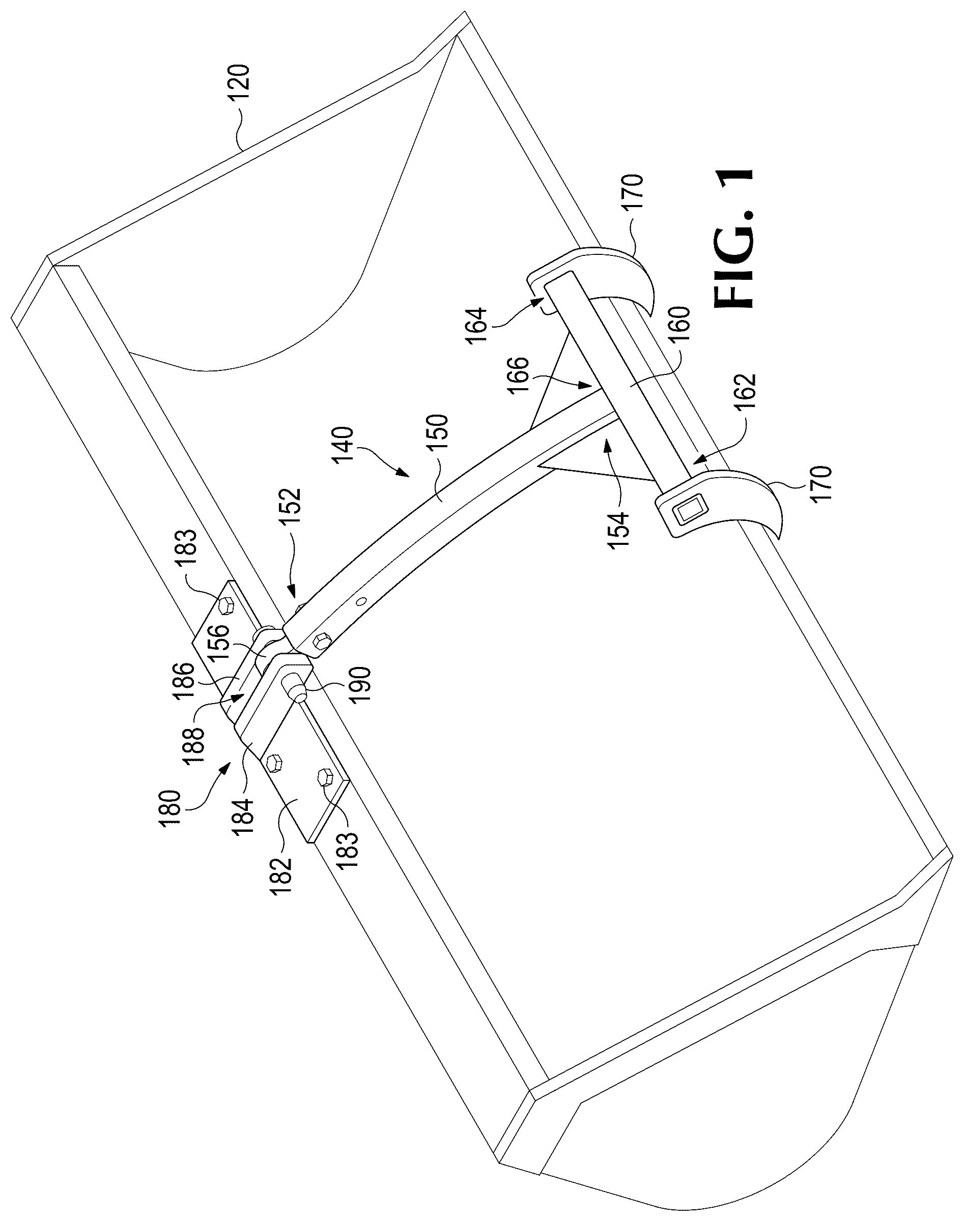 Patent US12590435 Figure 1 – Tractor attachment accessories