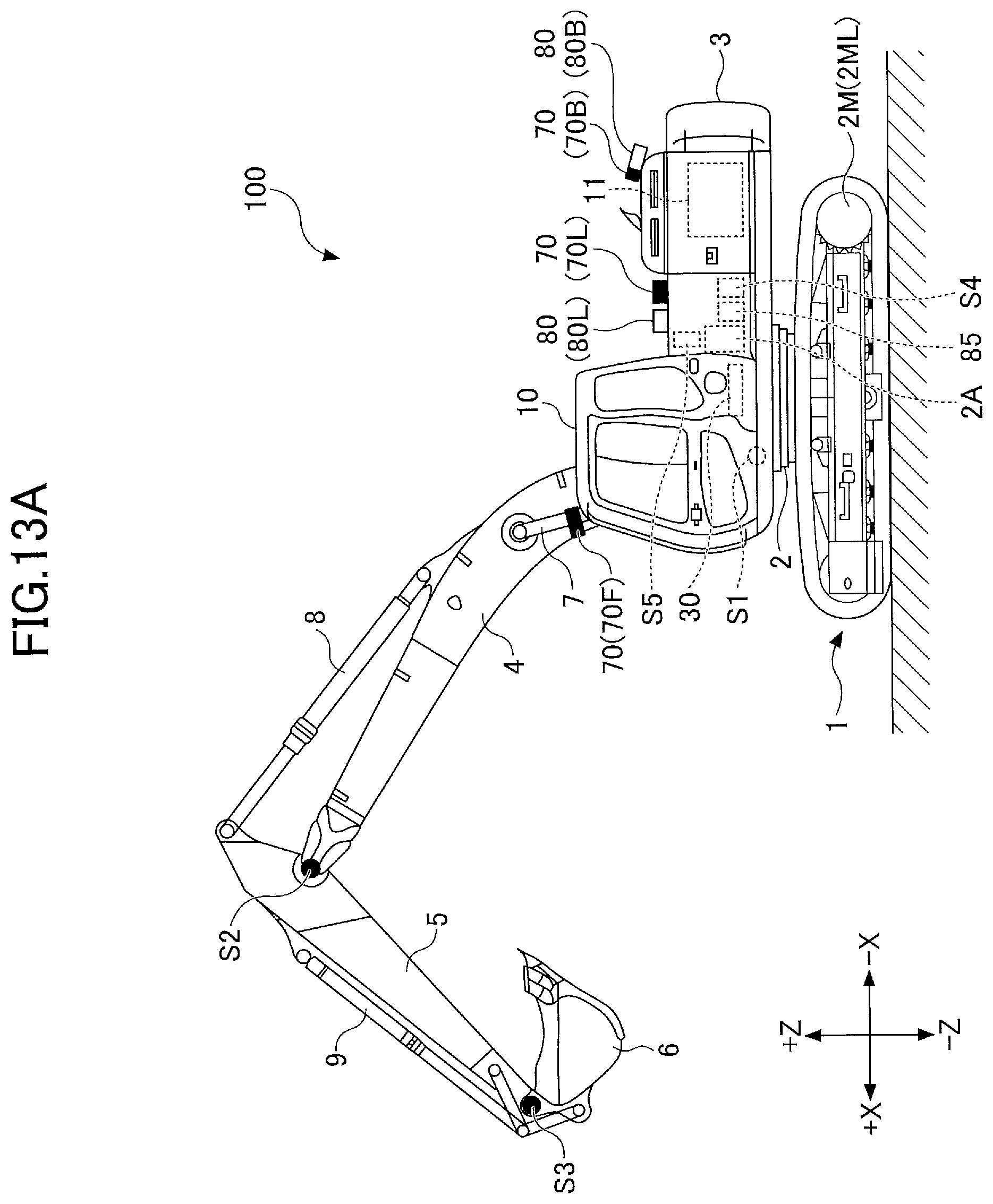 Patent US12590436 Figure 15 – Shovel capable of preventing motion thereof from being uniformly restricted