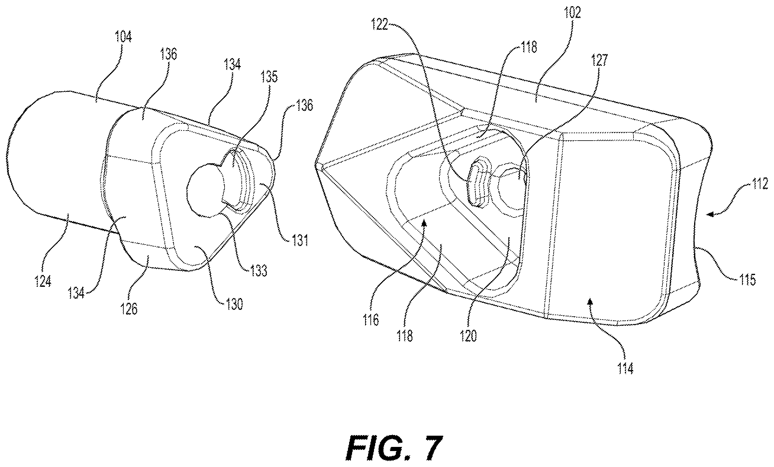 Patent US12590438 Figure 7 – Implement connection system and vehicle having same