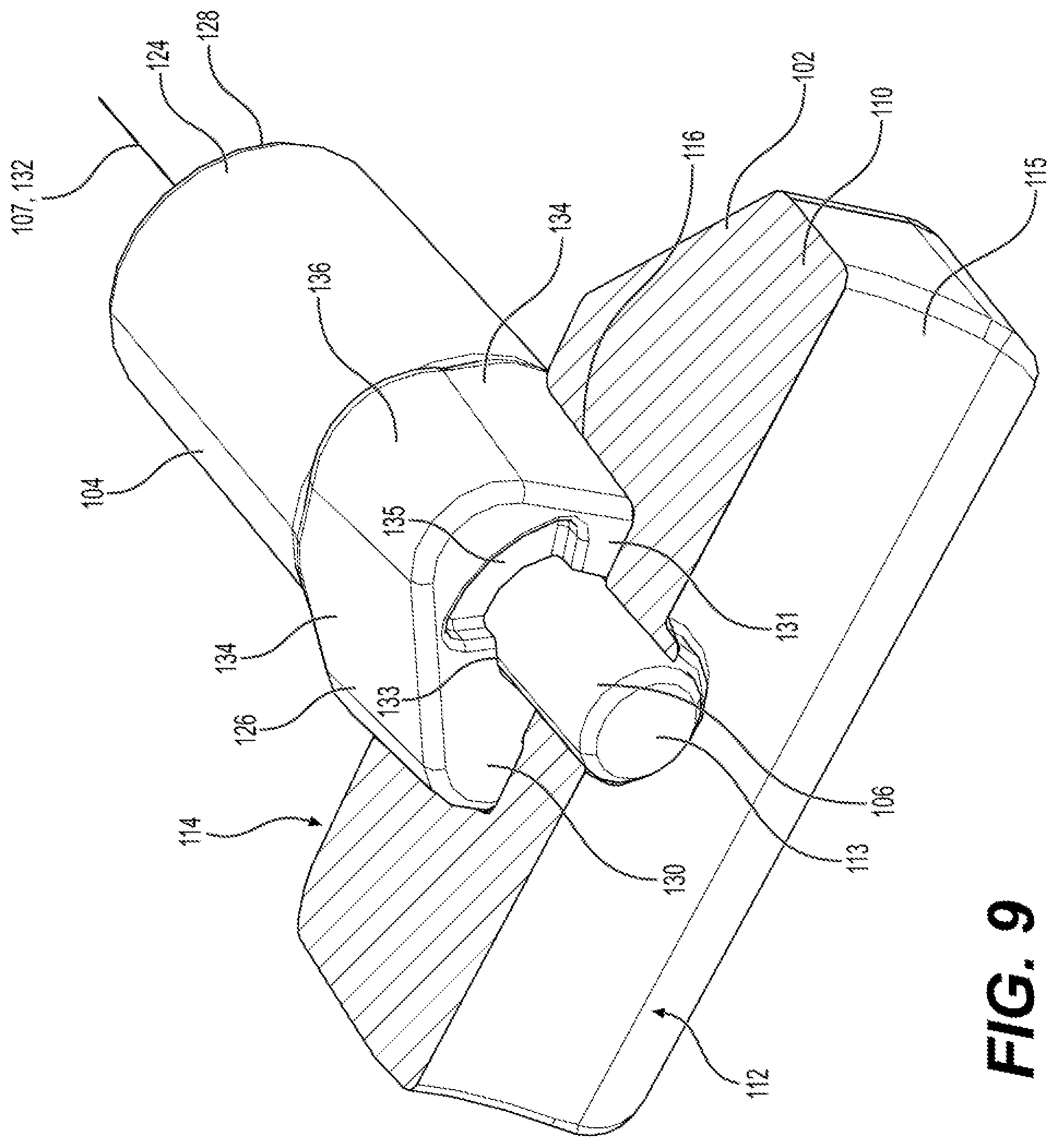 Patent US12590438 Figure 10 – Implement connection system and vehicle having same