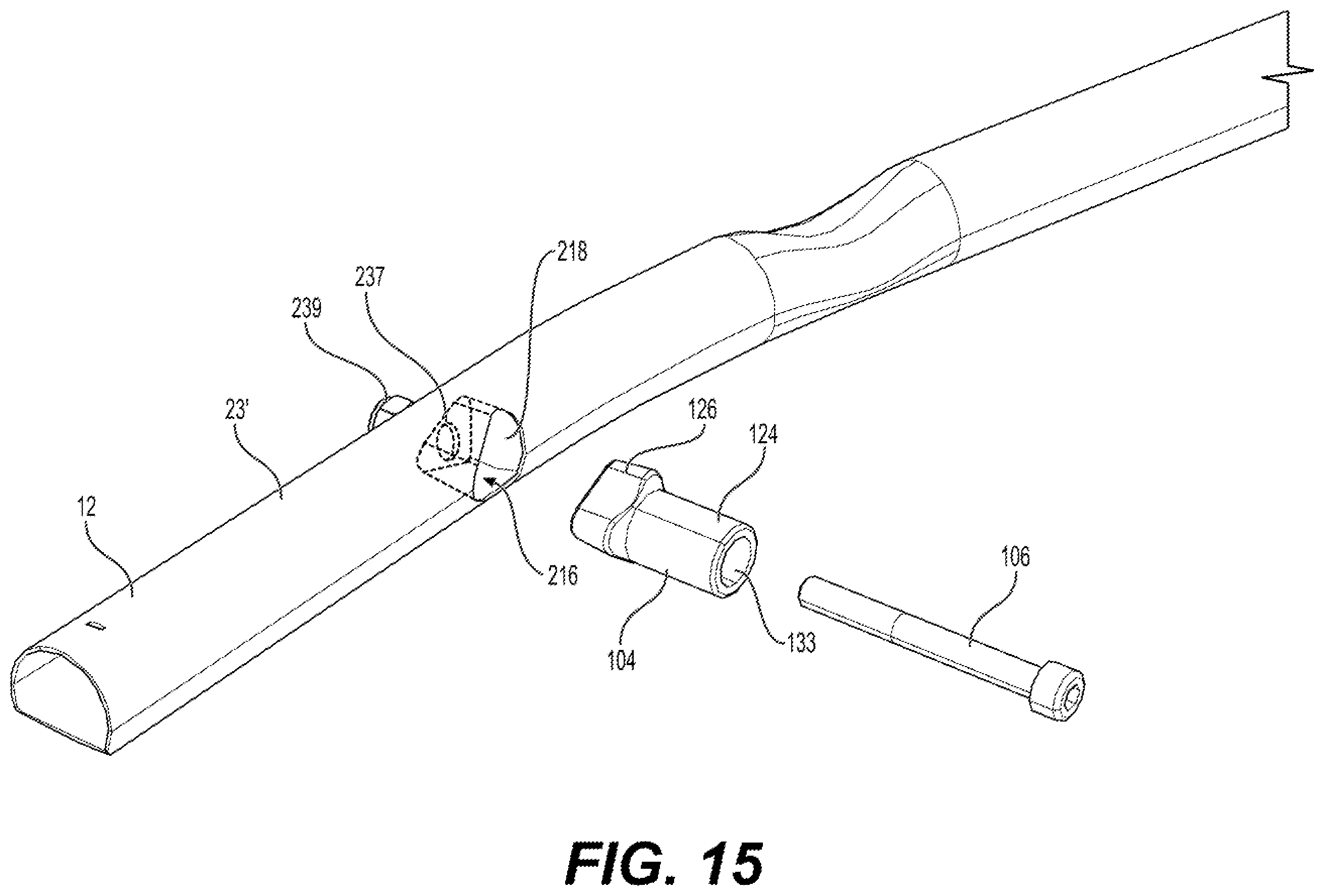 Patent US12590438 Figure 14 – Implement connection system and vehicle having same