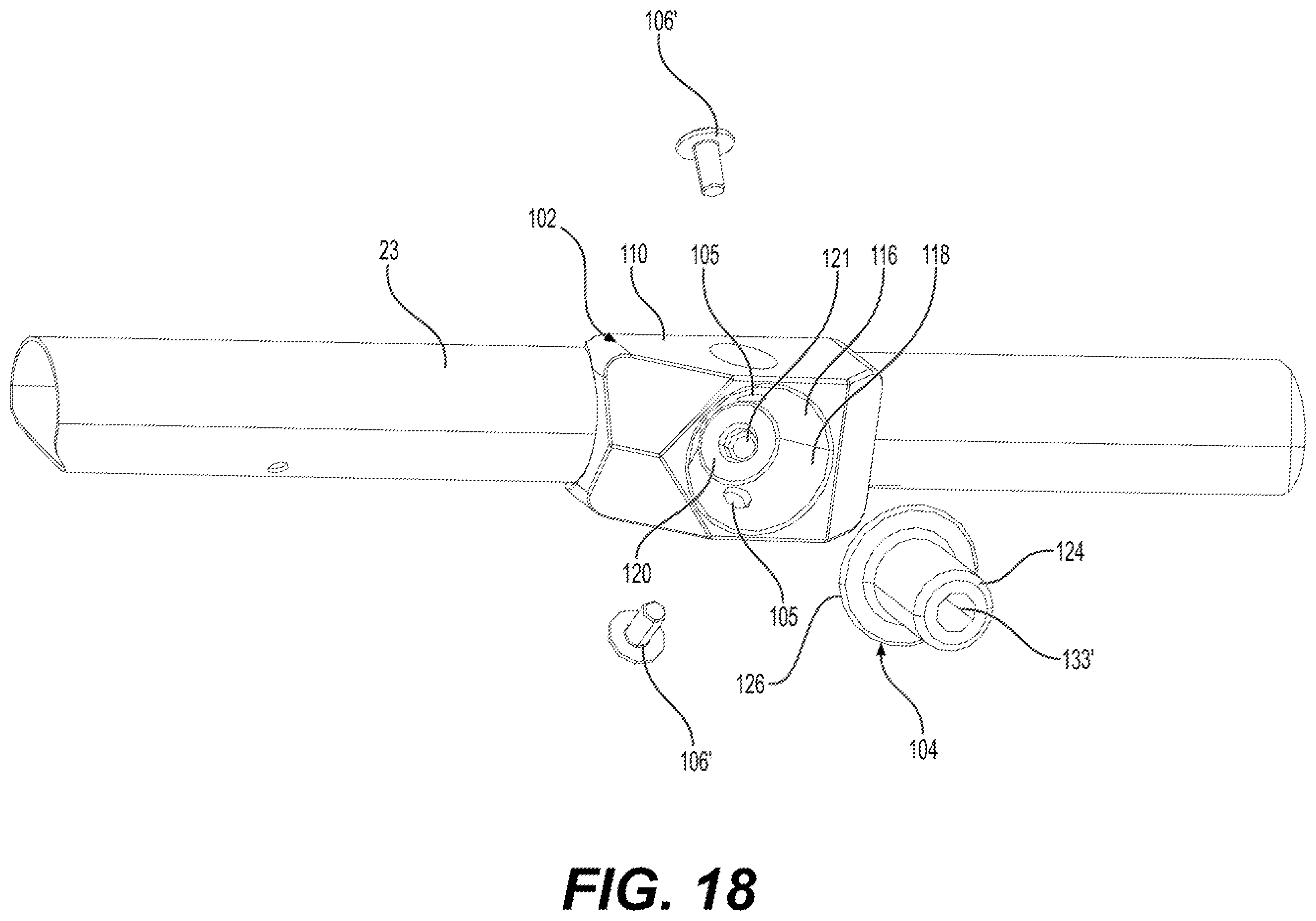 Patent US12590438 Figure 17 – Implement connection system and vehicle having same