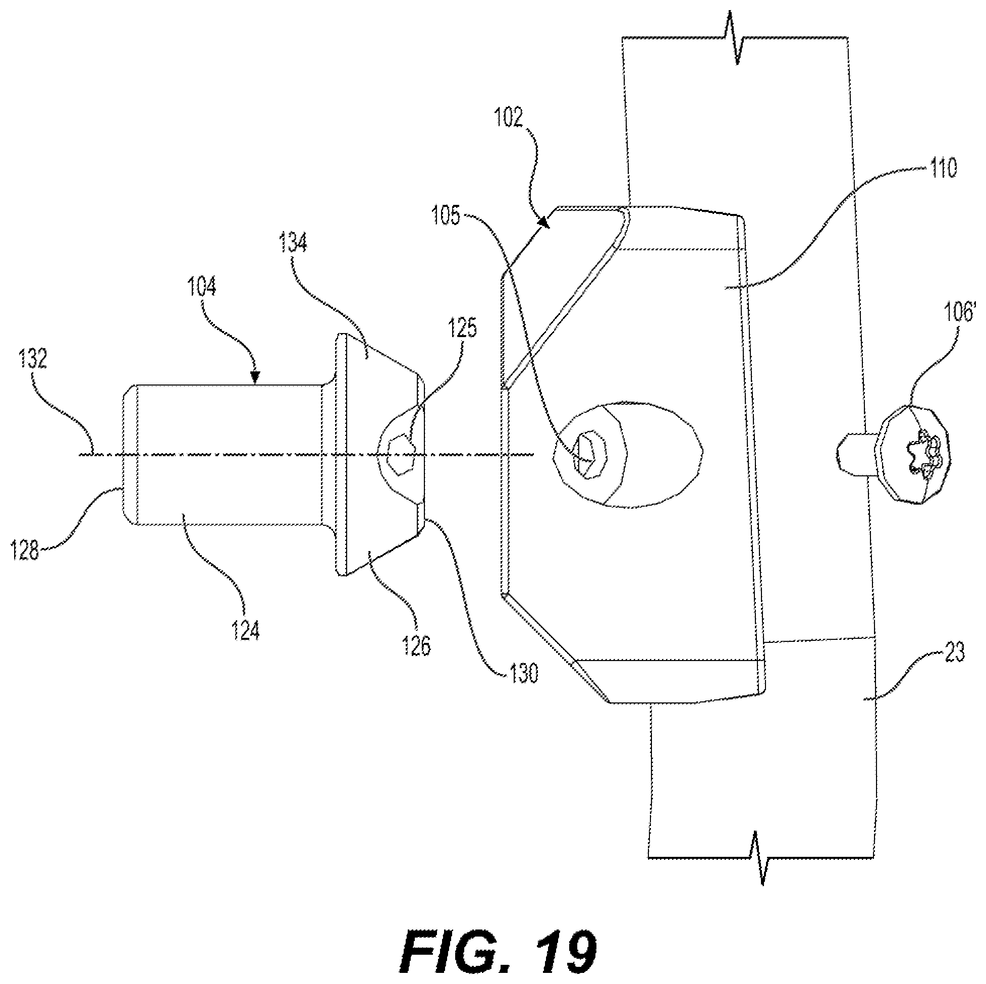 Patent US12590438 Figure 18 – Implement connection system and vehicle having same