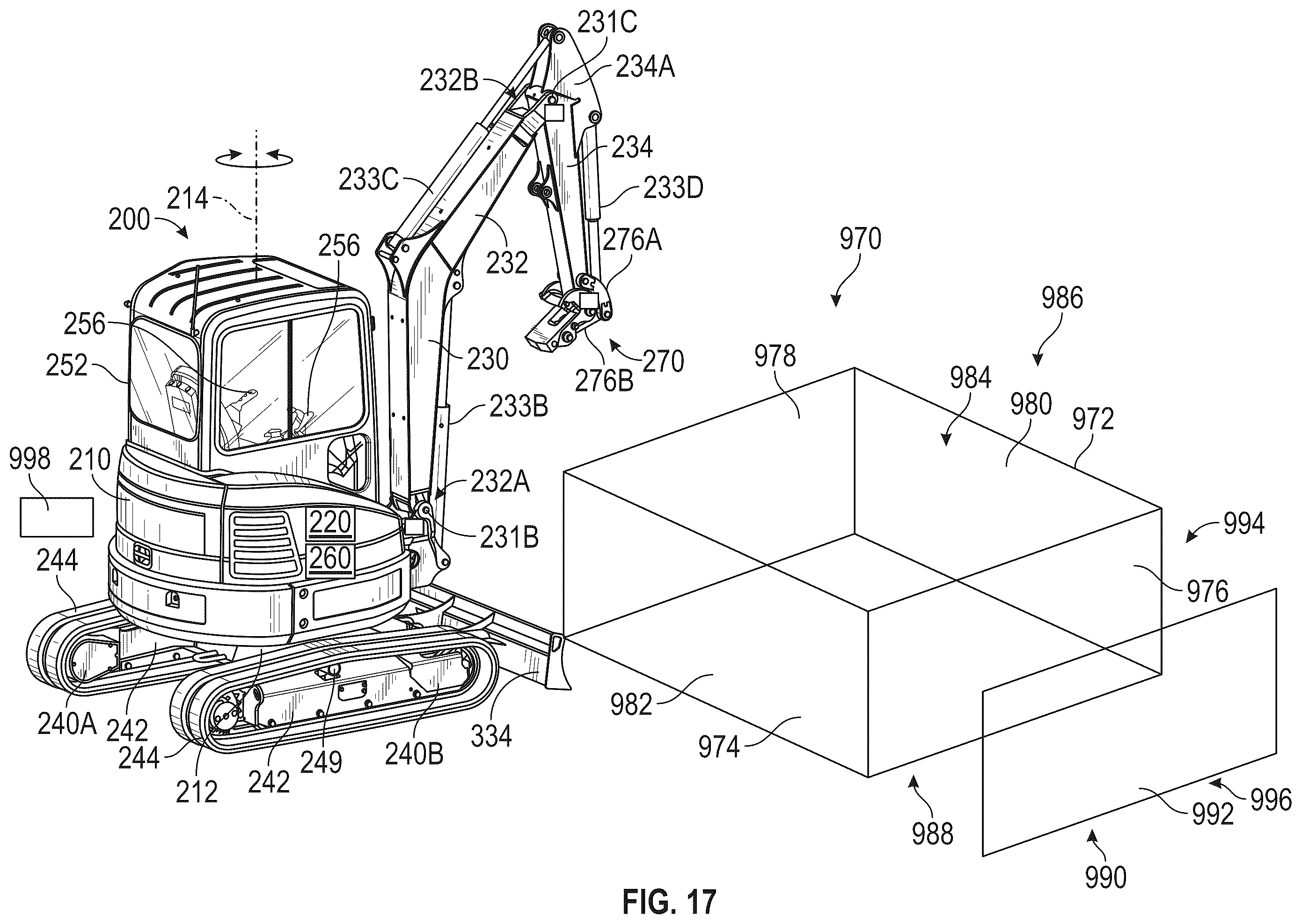 Patent US12590440 Figure 17 – Systems and methods for control of excavators and other power machines