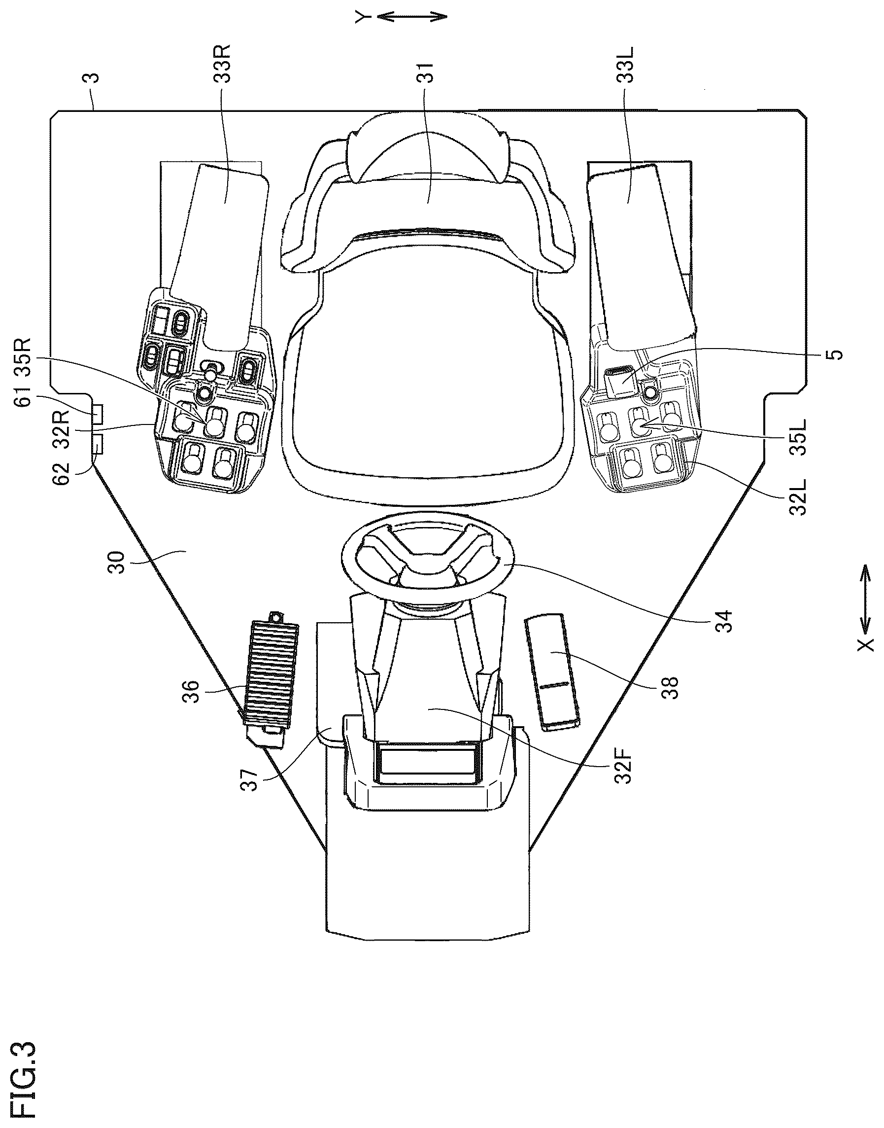 Patent US12590441 Figure 3 – Work machine, controller for work machine, and method of controlling work machine