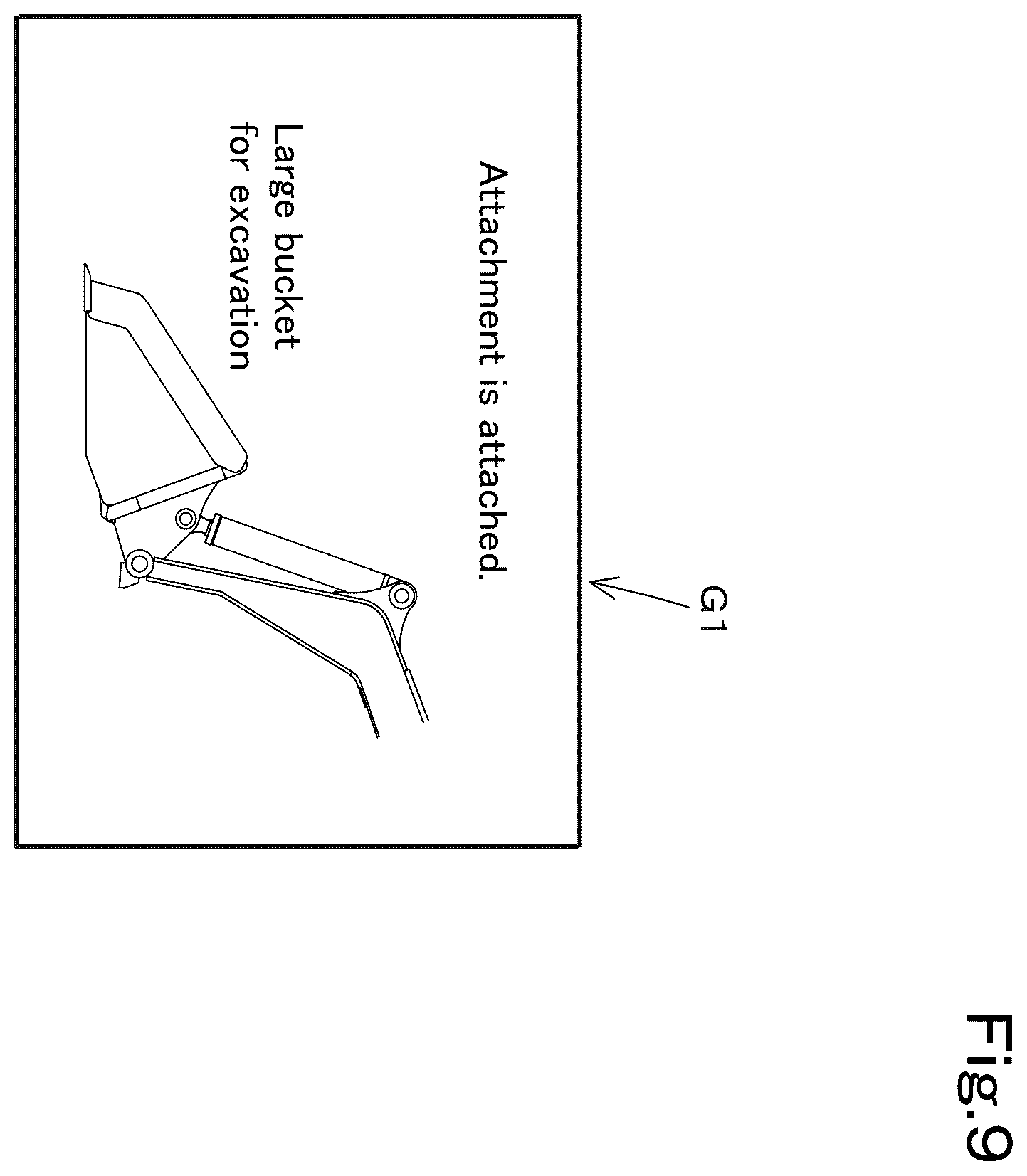 Patent US12590444 Figure 9 – Working vehicle and attachment usage system