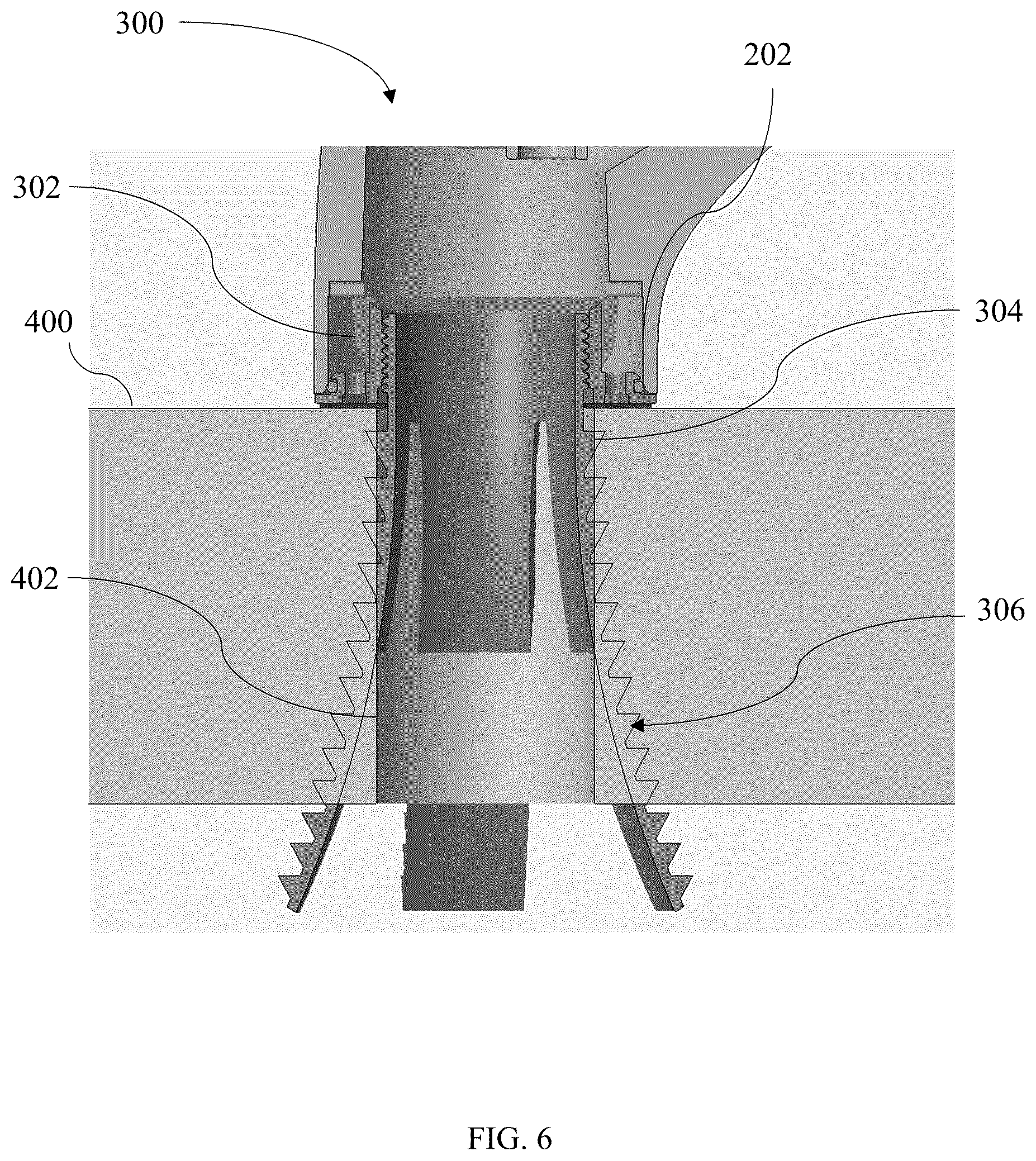 Patent US12590445 Figure 8 – Faucet installation assemblies and methods of installing the same
