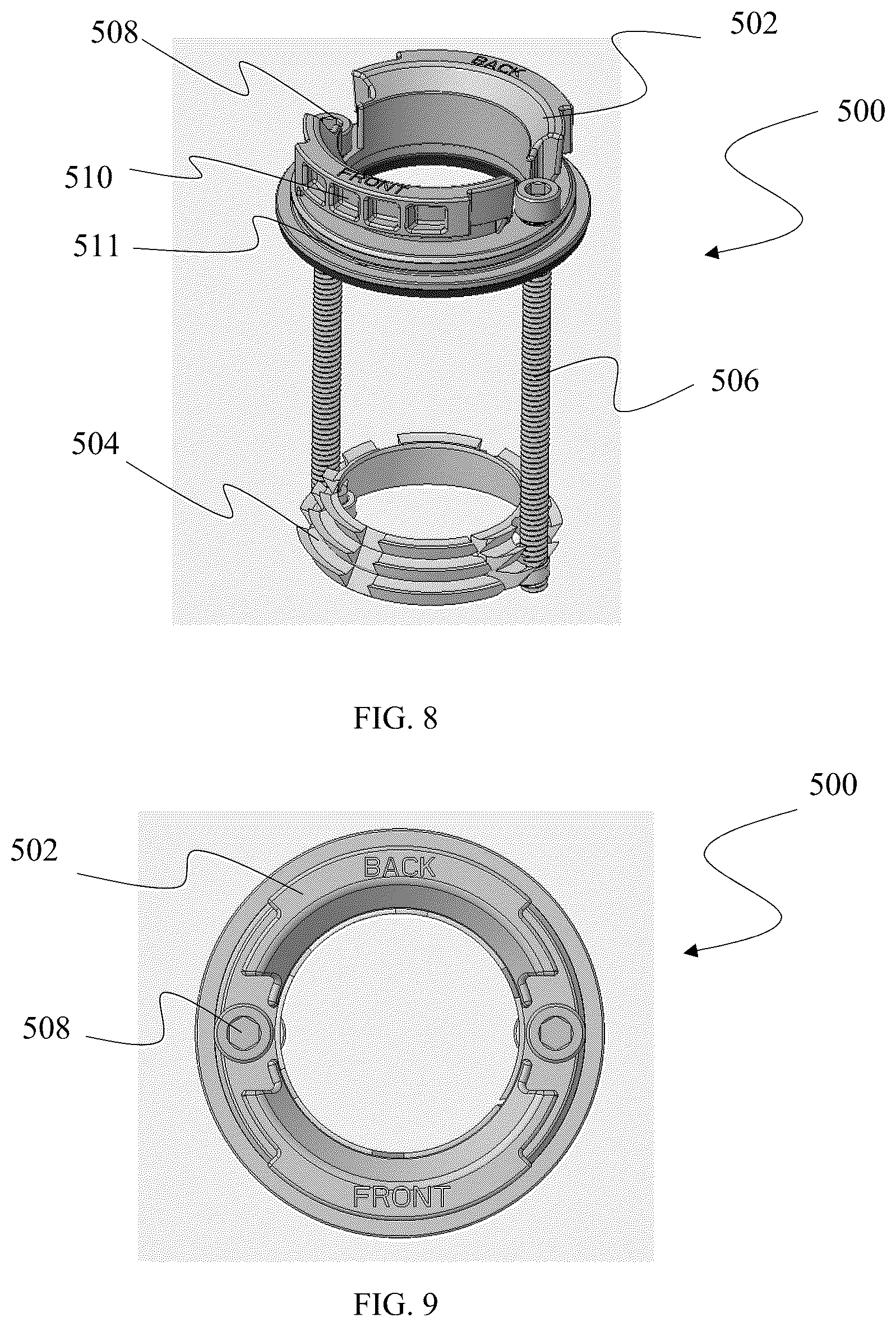 Patent US12590445 Figure 13 – Faucet installation assemblies and methods of installing the same