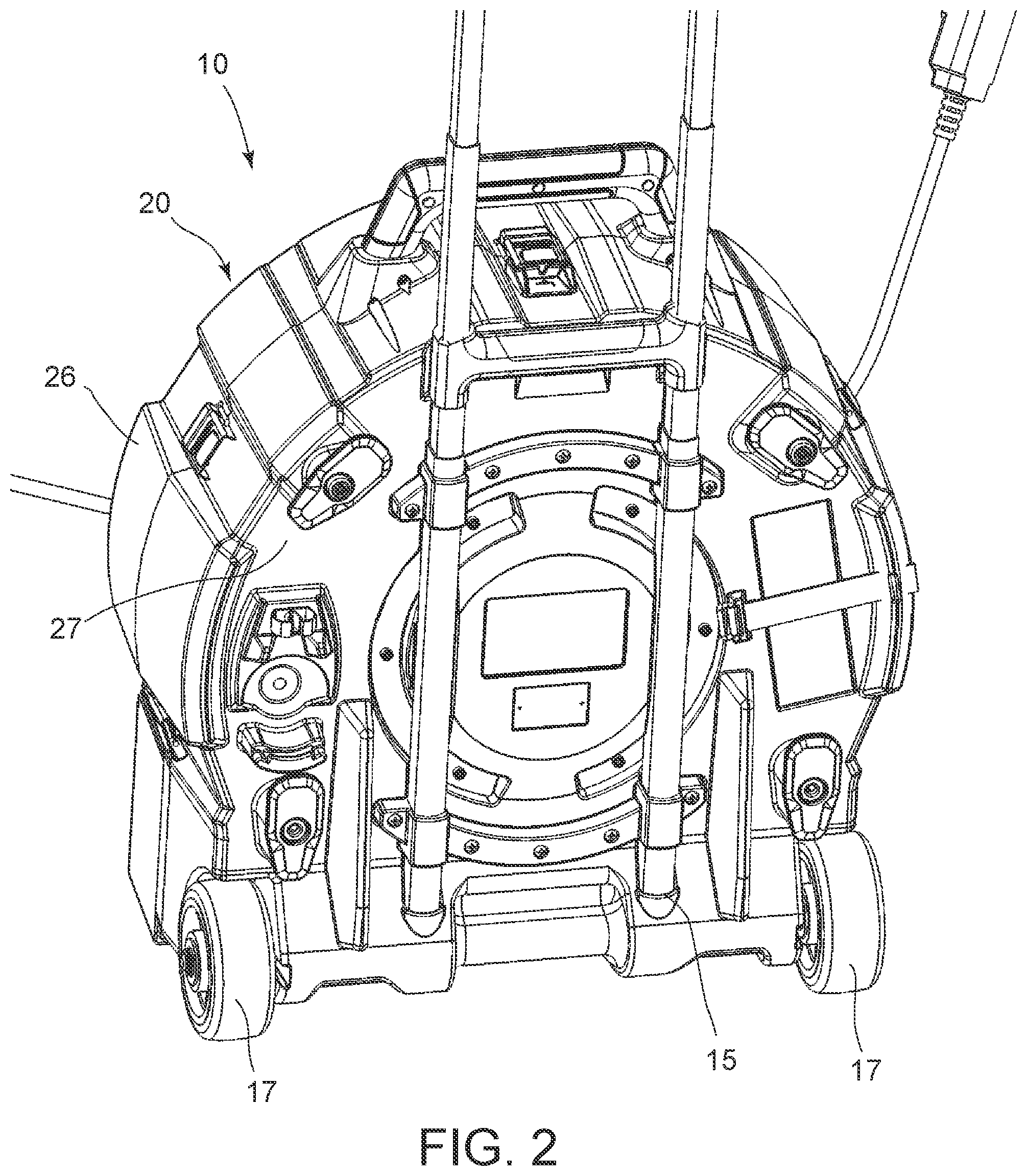 Patent US12590447 Figure 2 – Drain cleaner with cable counting