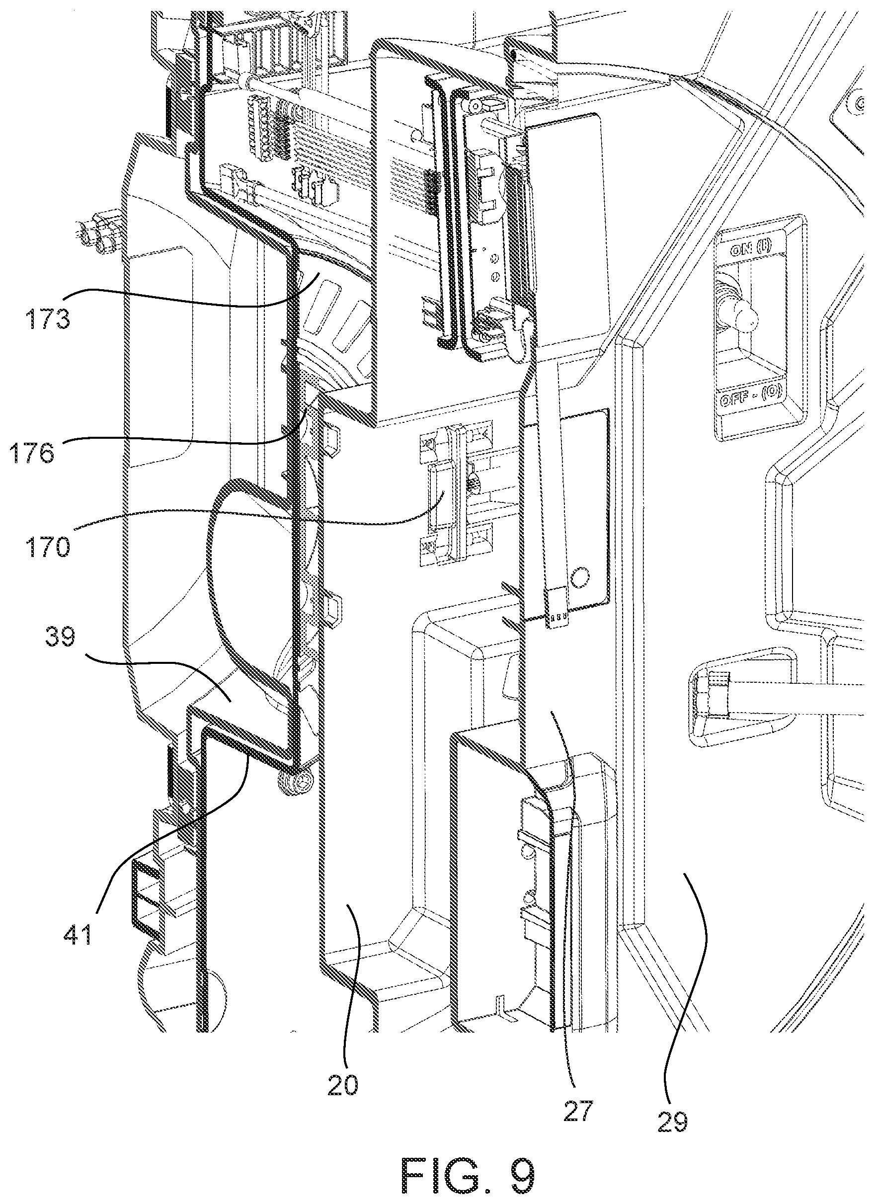 Patent US12590447 Figure 9 – Drain cleaner with cable counting
