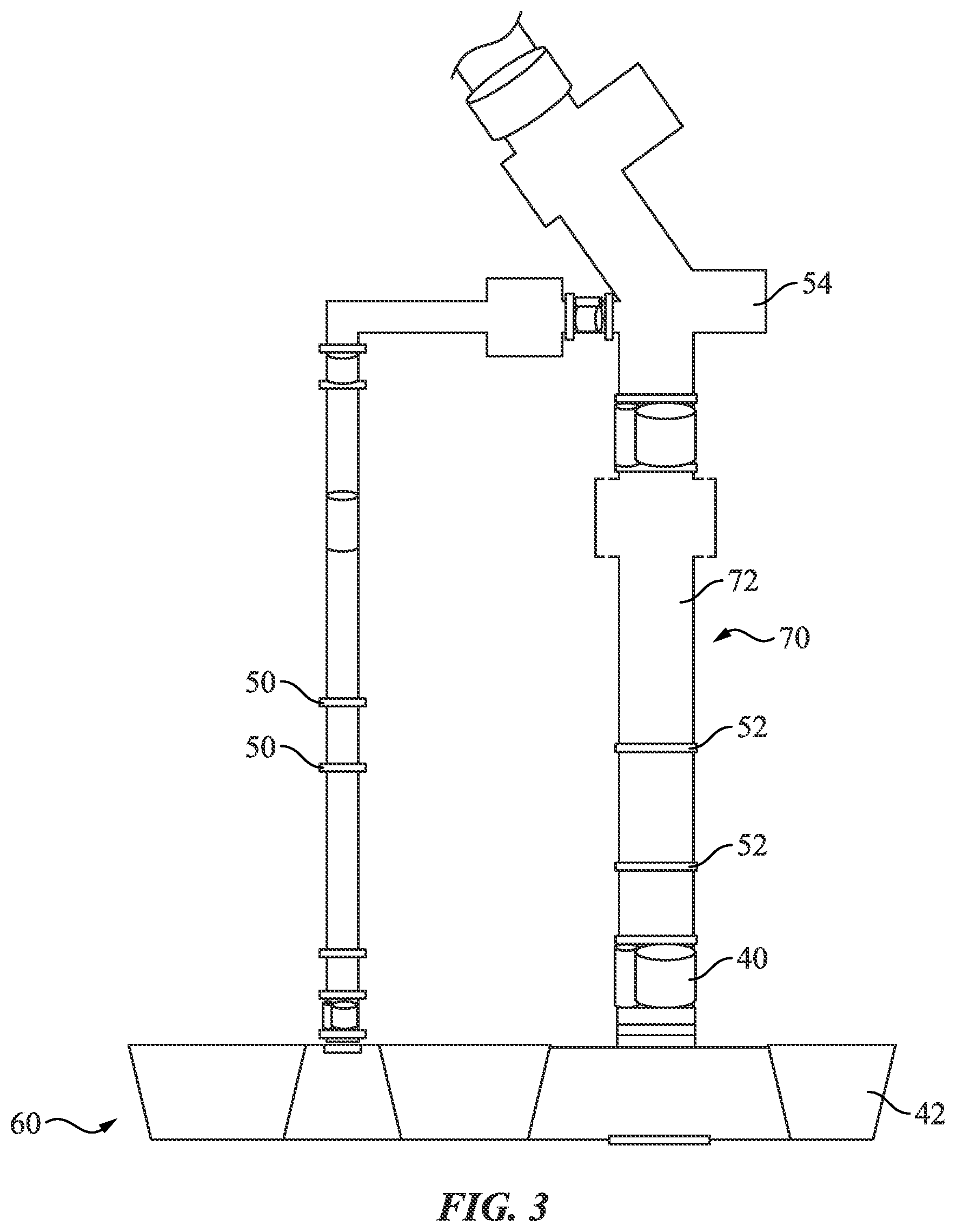 Patent US12590454 Figure 3 – System for building prefabricated modular, sealed, and pressurized habitats