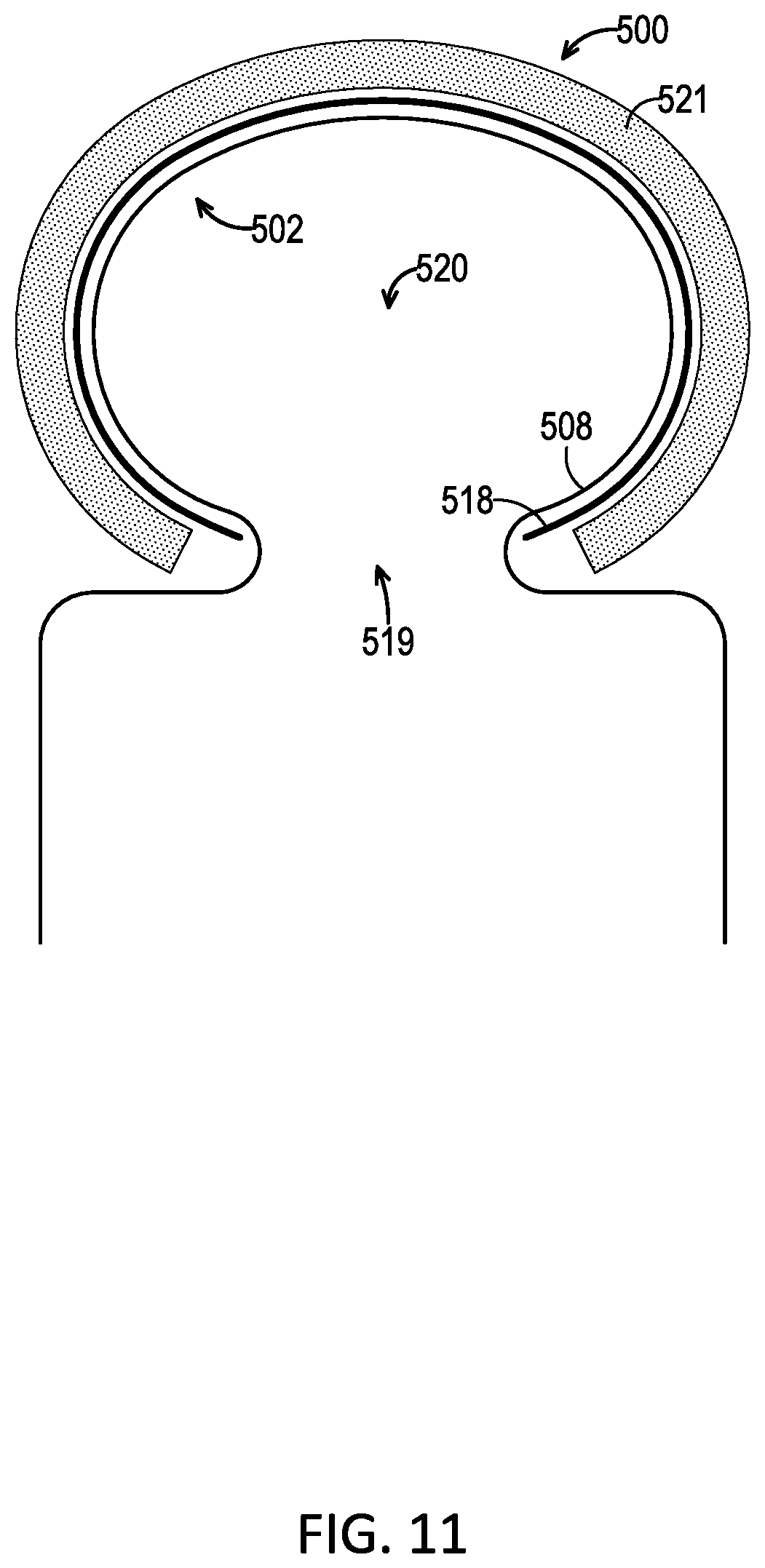 Patent US12590455 Figure 11 – Audio management system for a virtual production volume