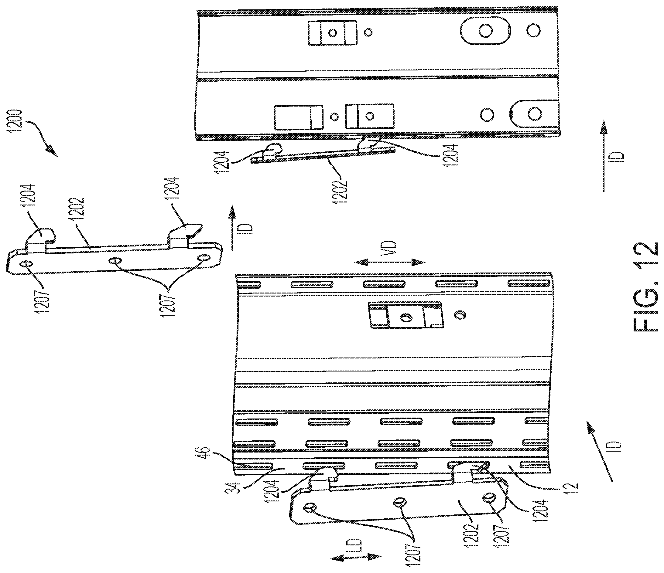Patent US12590457 Figure 15 – System and method for mounting a panel to an internal frame of a modular wall