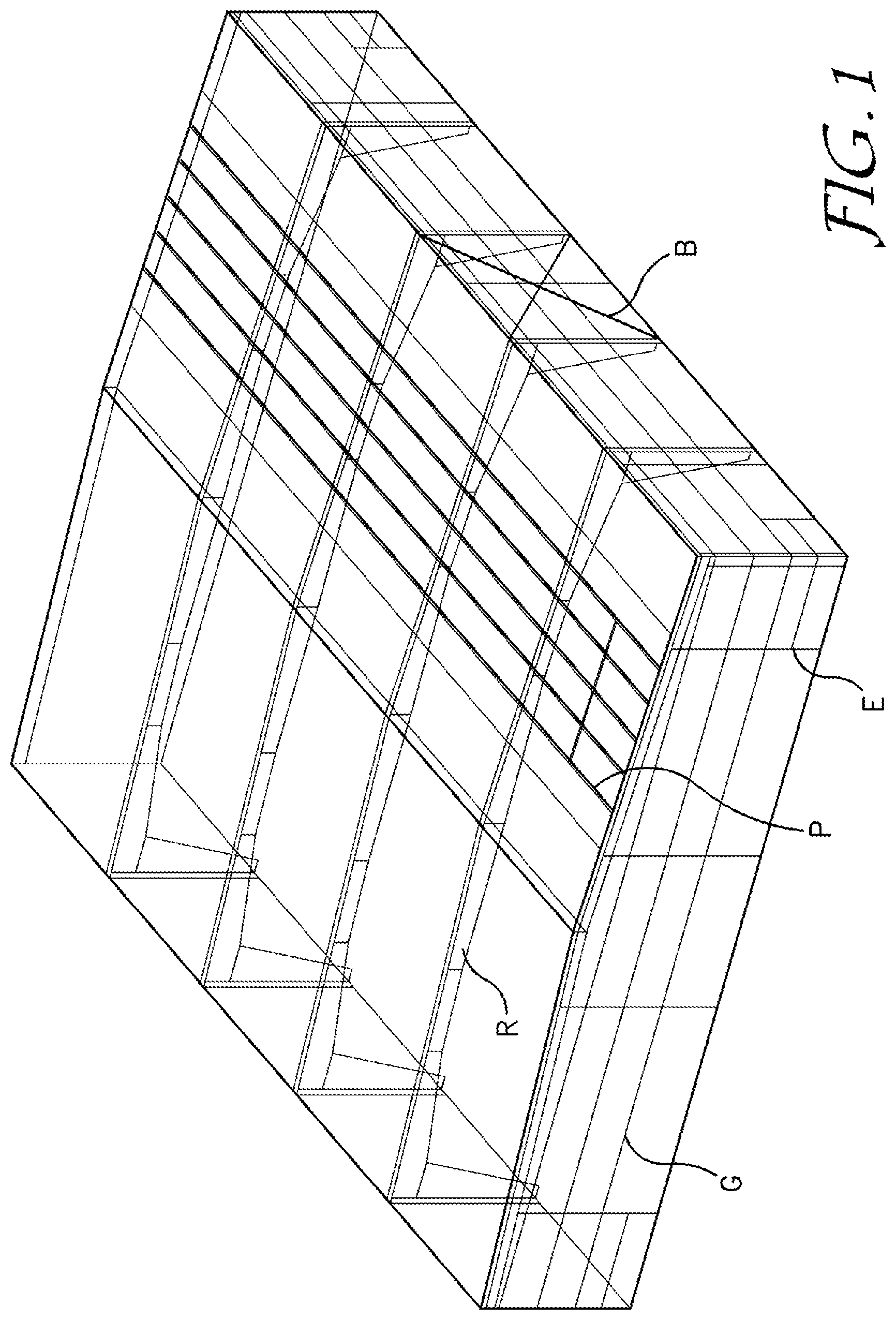 Patent US12590458 Figure 1 – Modified purlin clip and key slotted purlin system