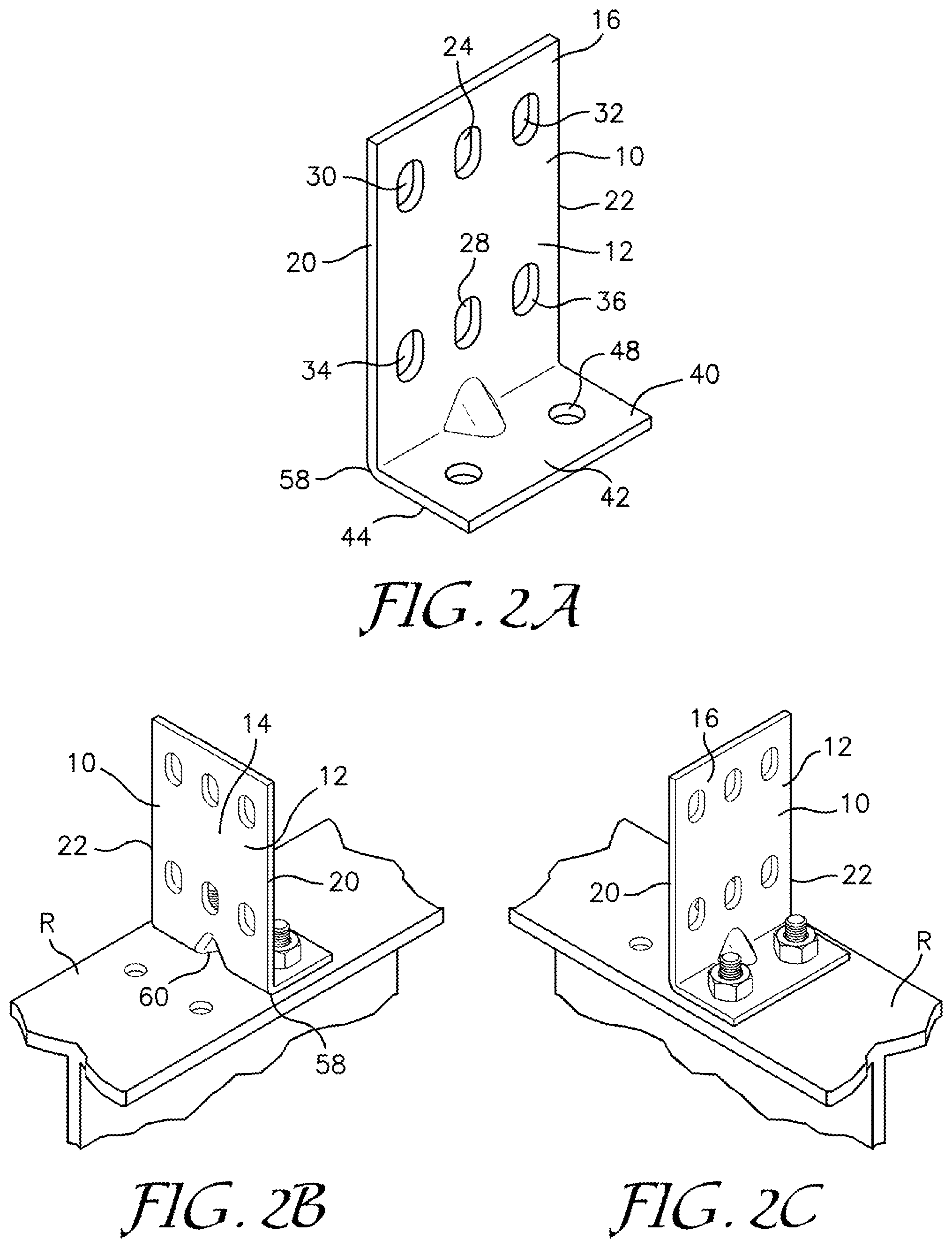 Patent US12590458 Figure 2 – Modified purlin clip and key slotted purlin system