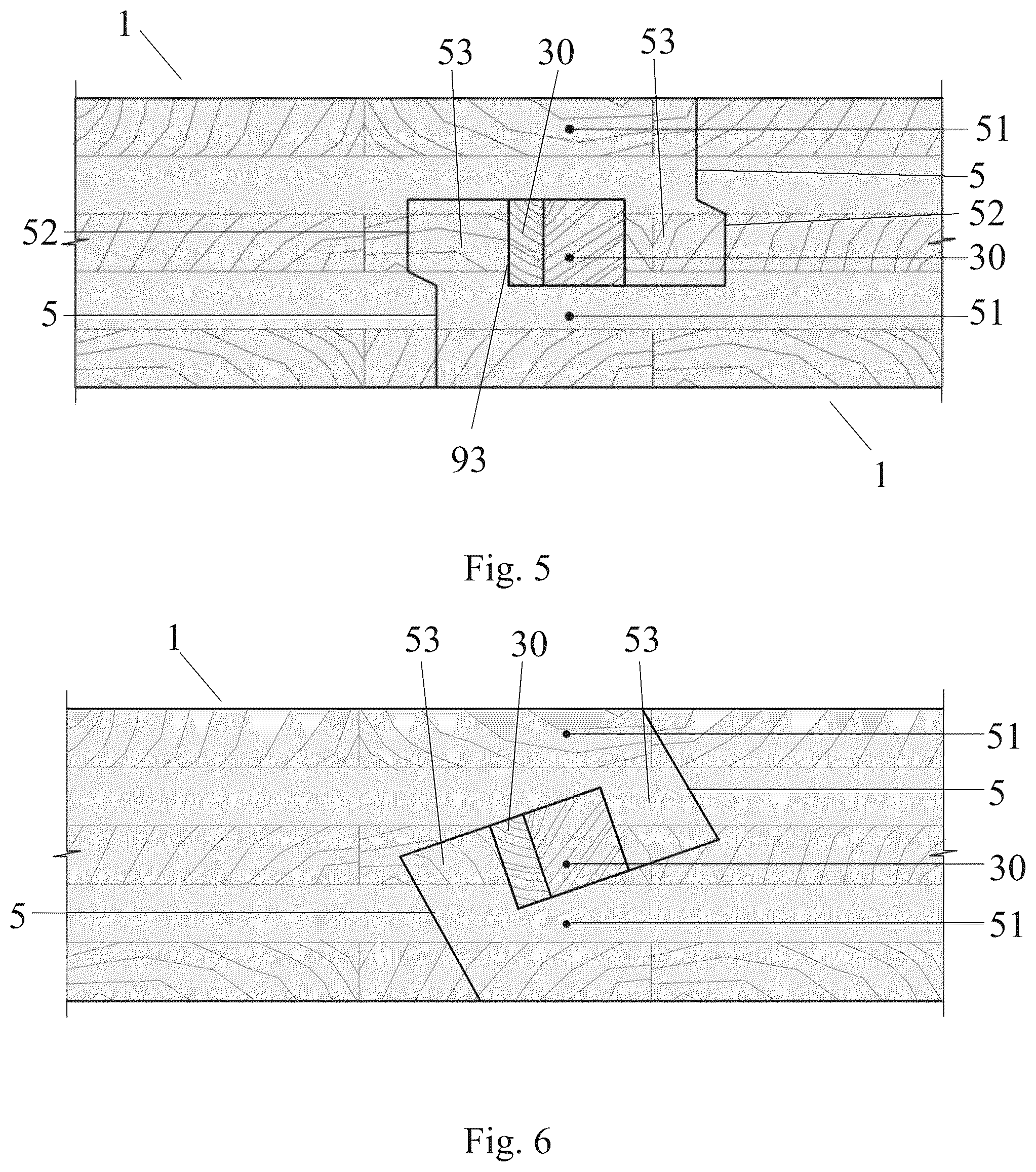 Patent US12590459 Figure 5 – Joint for wall panels made of cross laminated timber