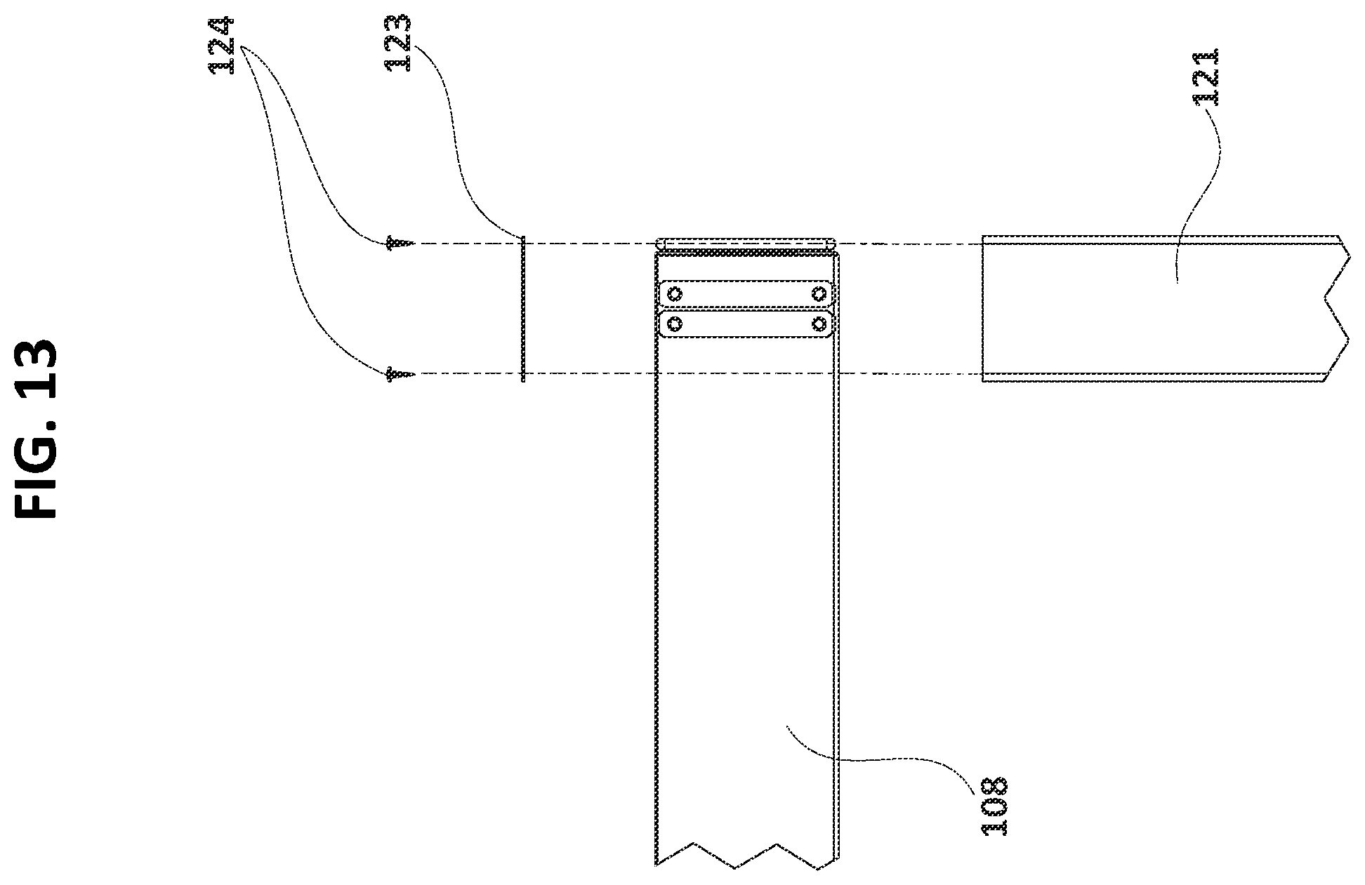 Patent US12590469 Figure 13 – Carport pergola