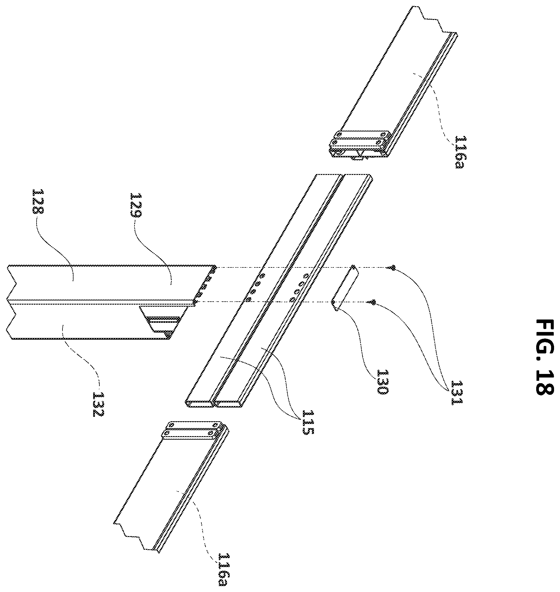 Patent US12590469 Figure 18 – Carport pergola
