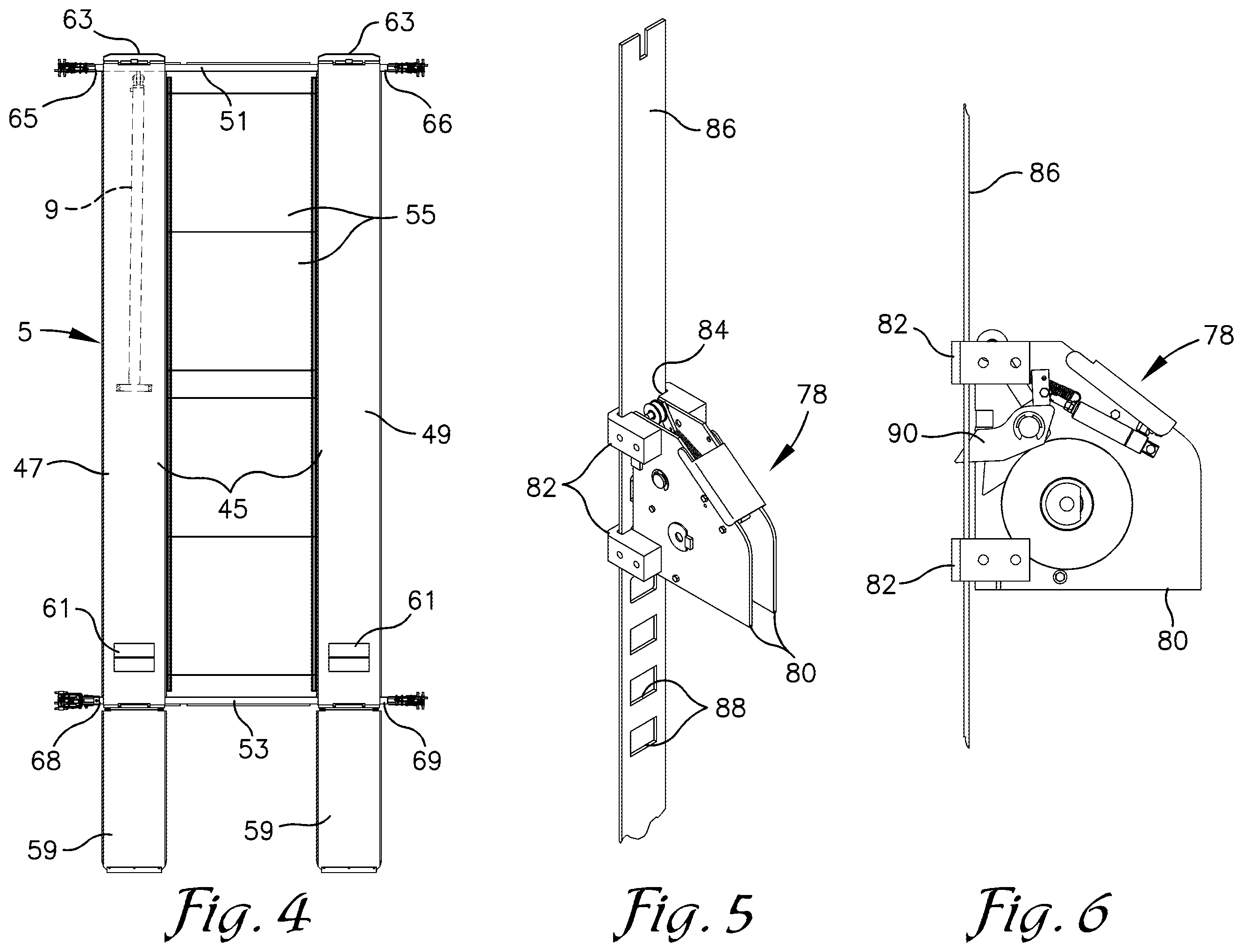 Patent US12590470 Figure 4 – Double-wide independent platform parking lift