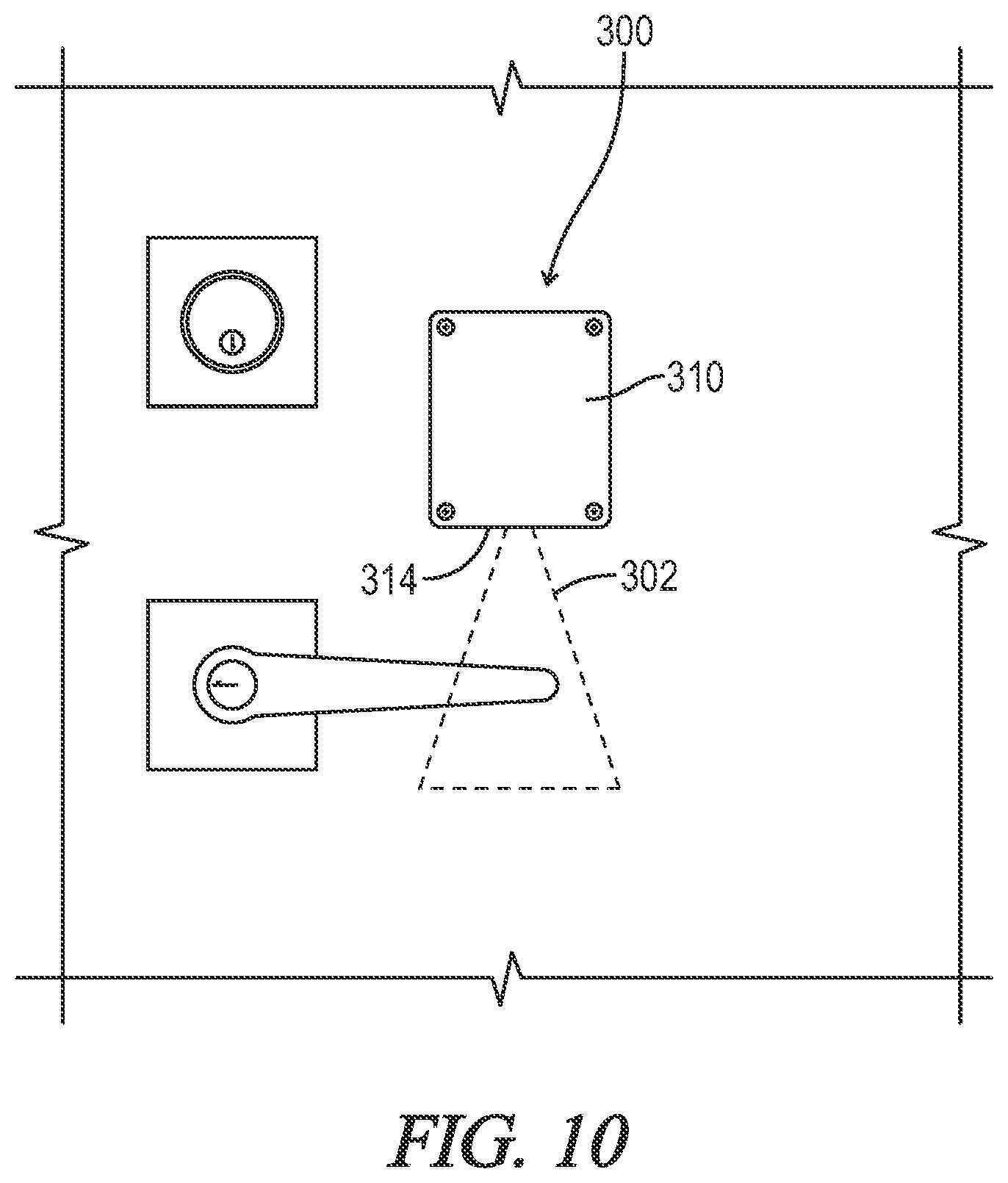 Patent US12590472 Figure 9 – Security system and devices