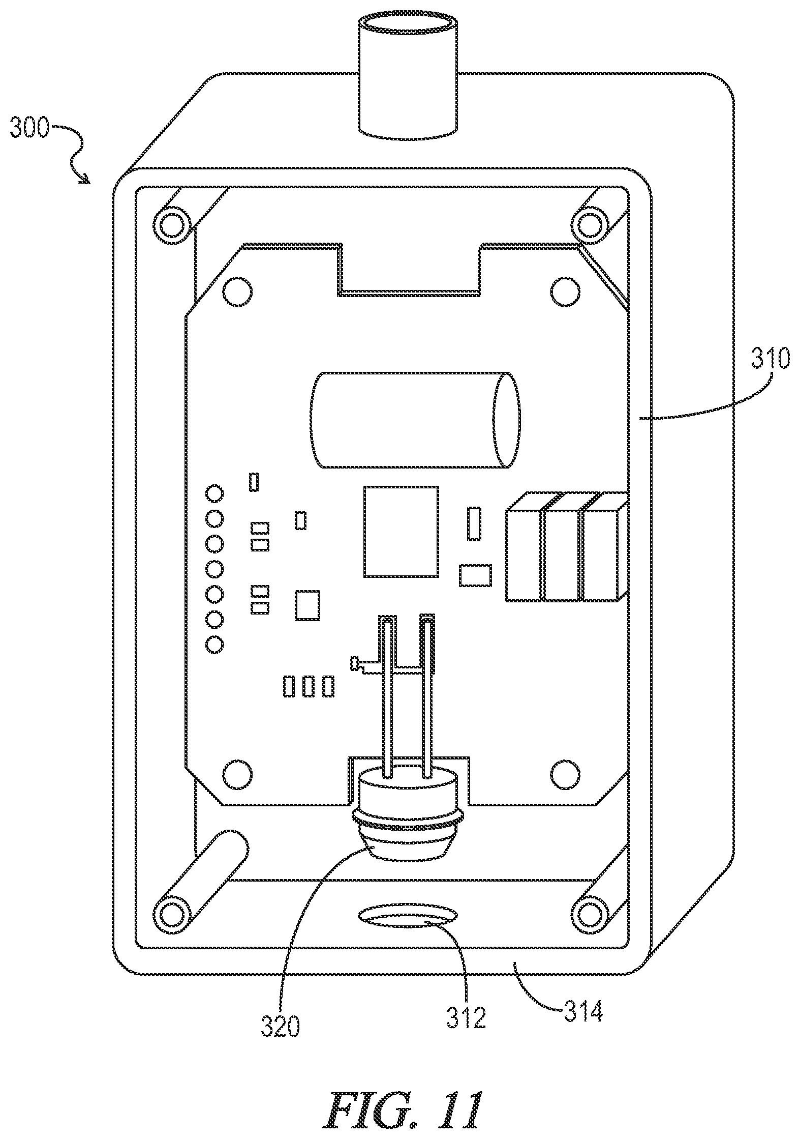 Patent US12590472 Figure 10 – Security system and devices