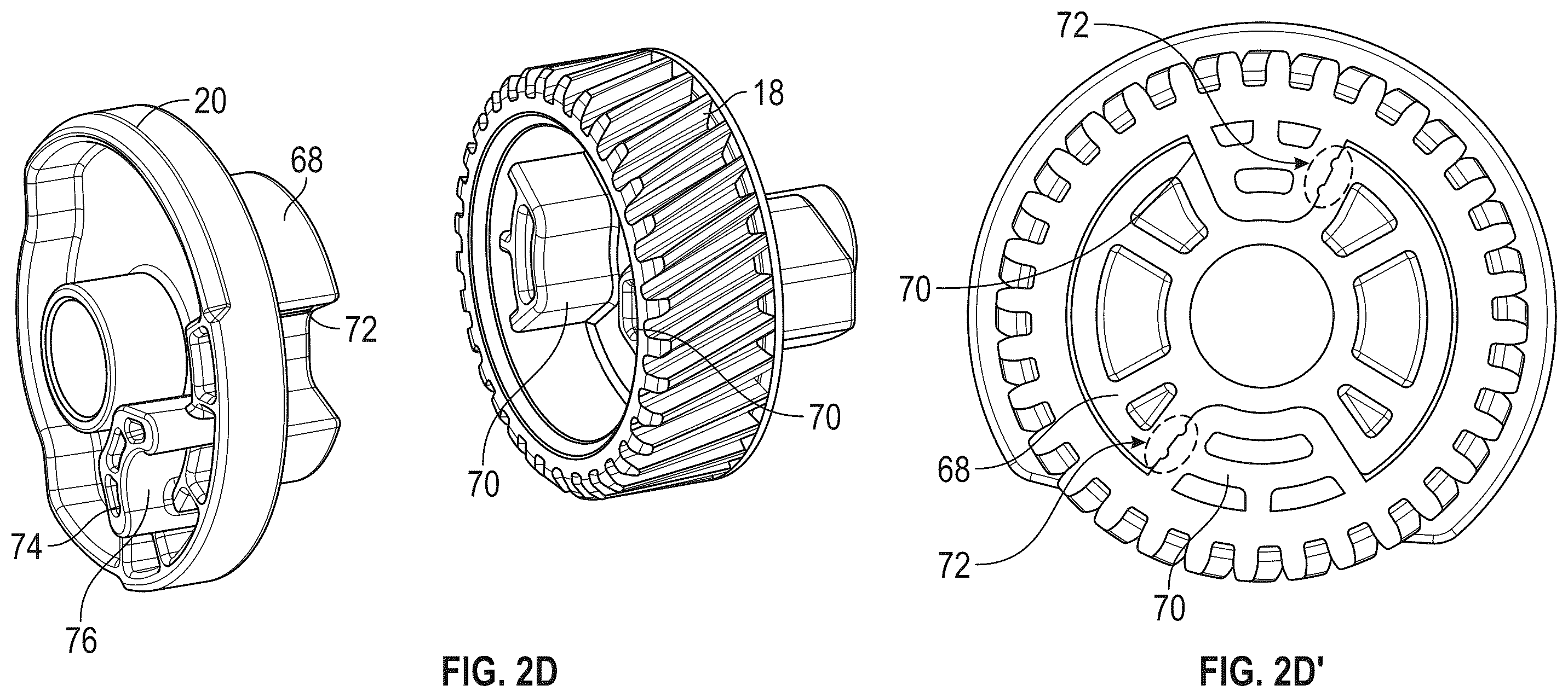 Patent US12590474 Figure 6 – Vehicle door latch