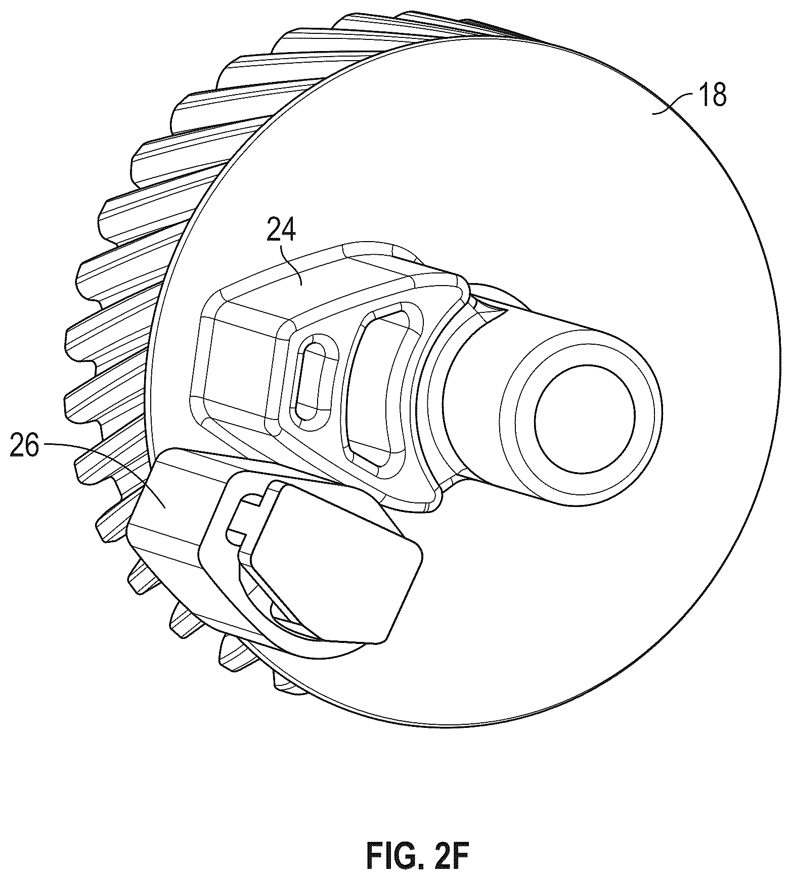 Patent US12590474 Figure 8 – Vehicle door latch