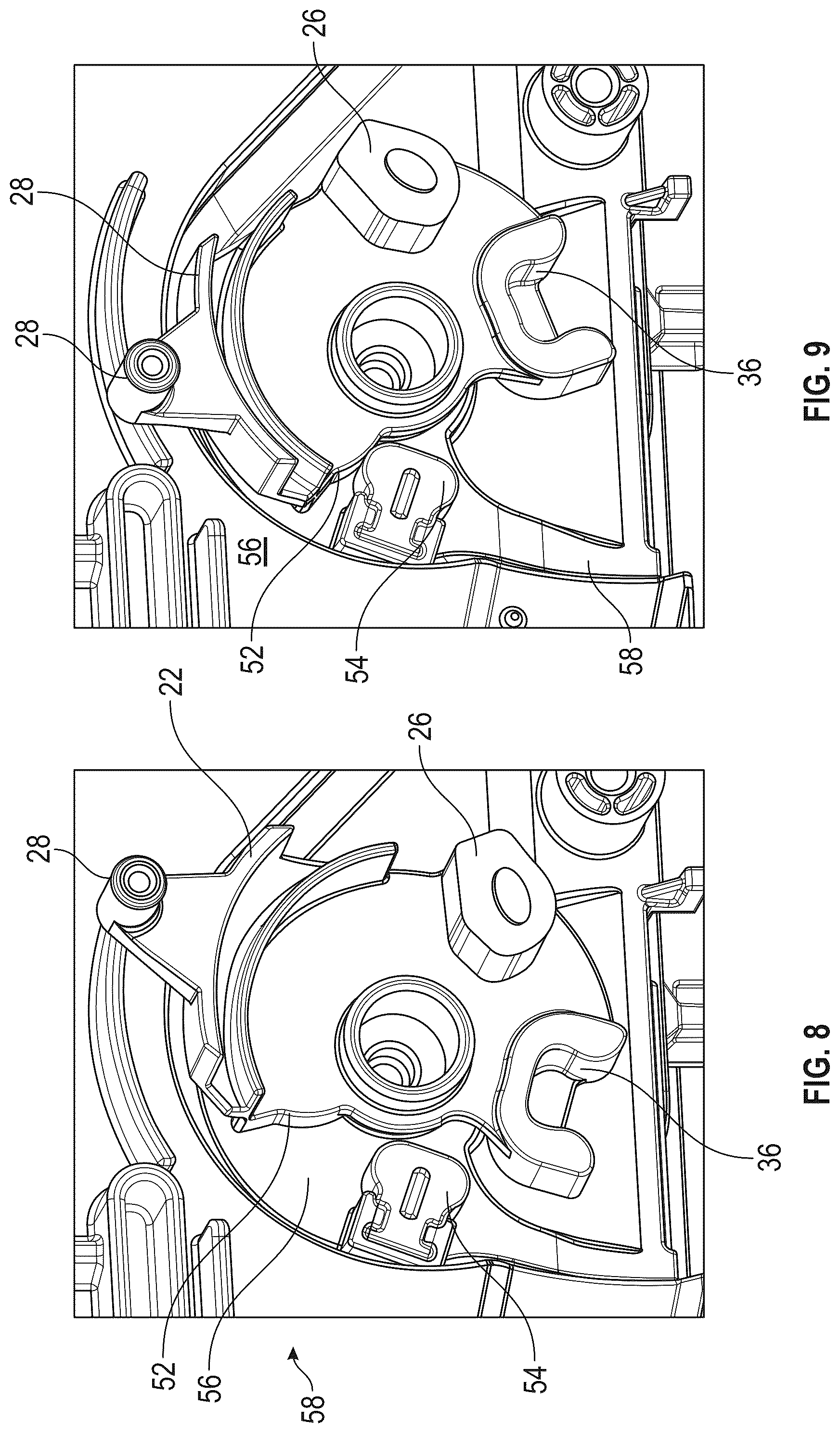 Patent US12590474 Figure 14 – Vehicle door latch