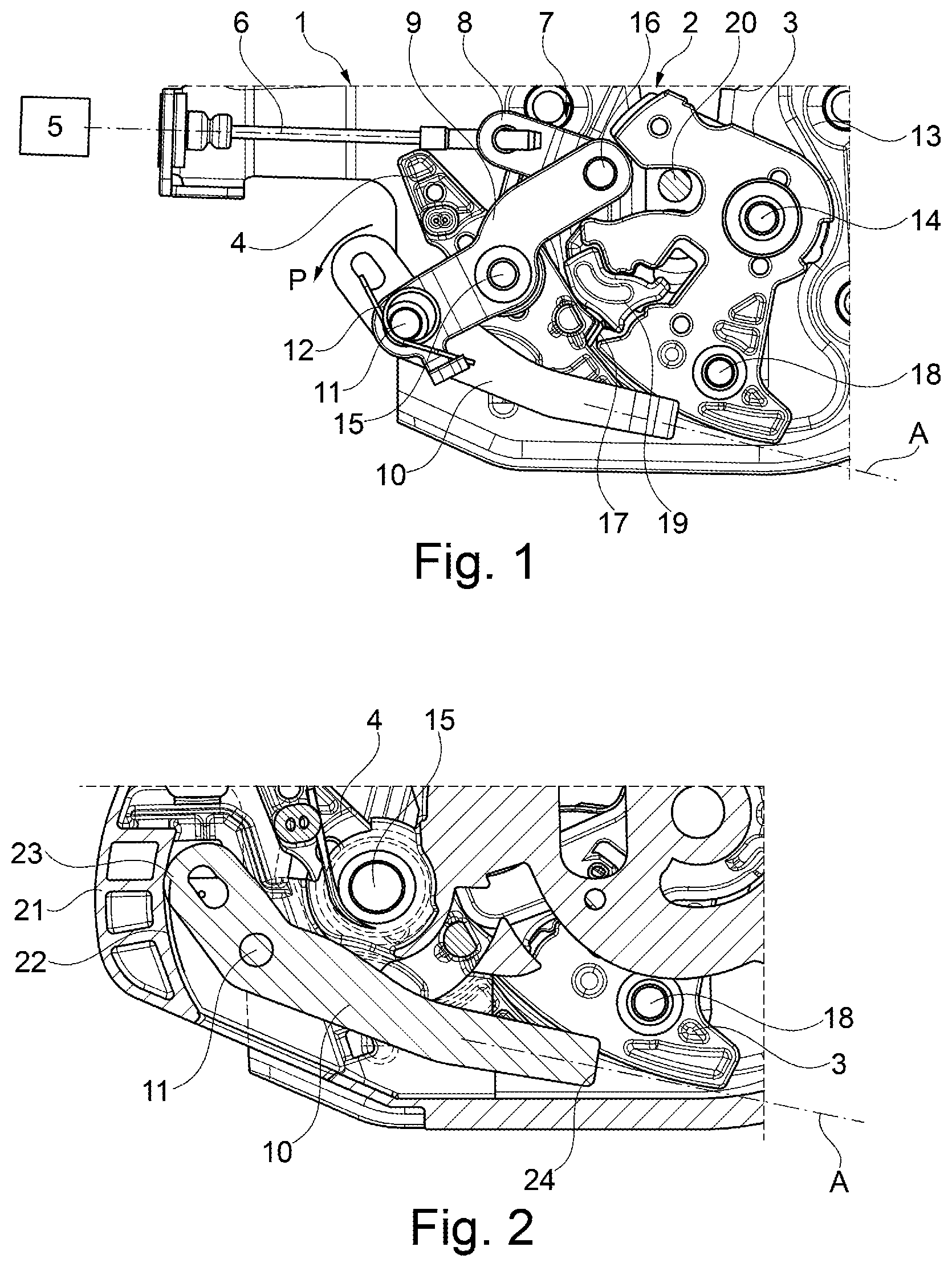 Patent US12590475 — Motor vehicle lock, in particular a motor vehicle door lock — Figure 1