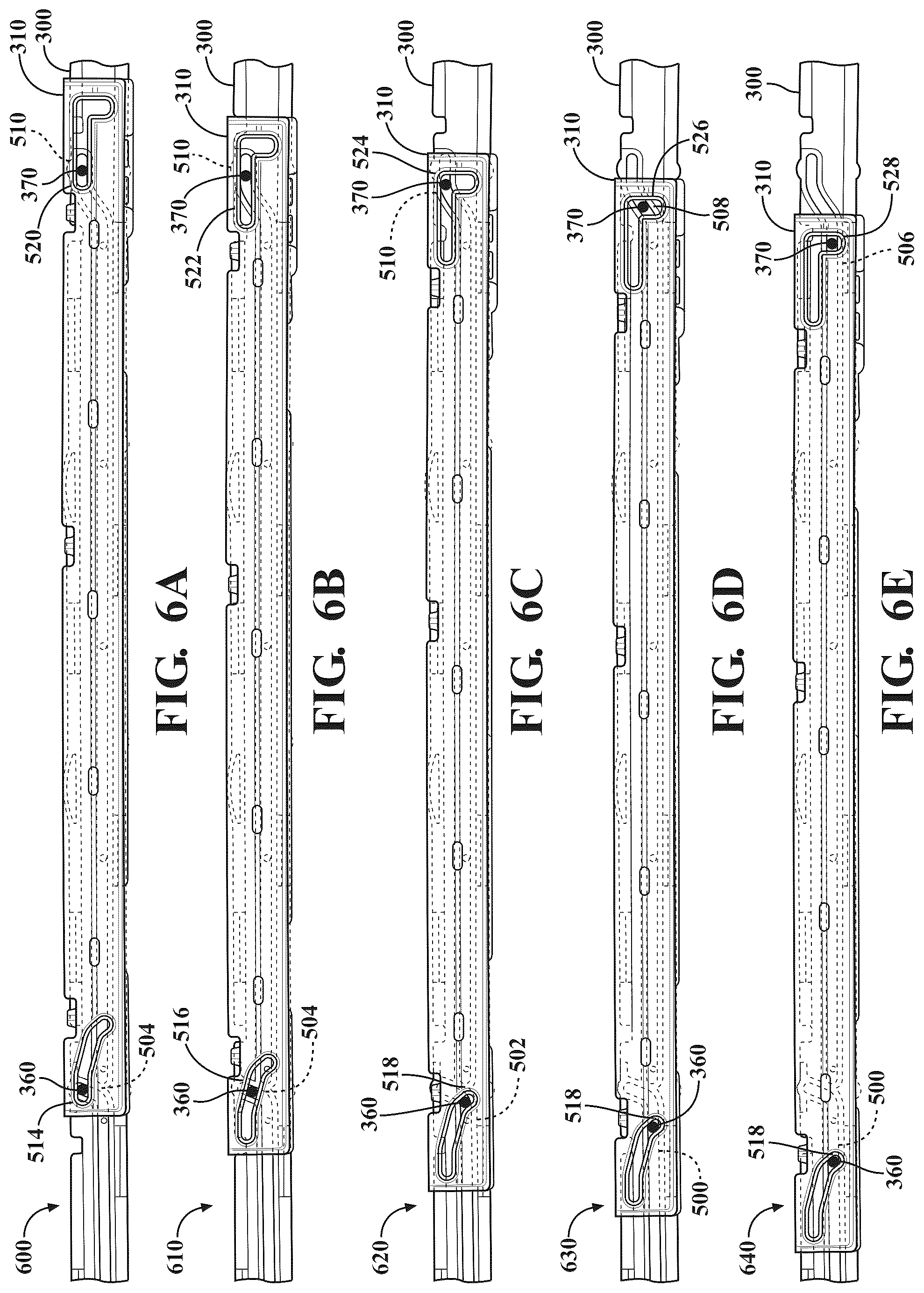 Patent US12590482 Figure 6 – Sliding window assembly with flush-closing moving panel